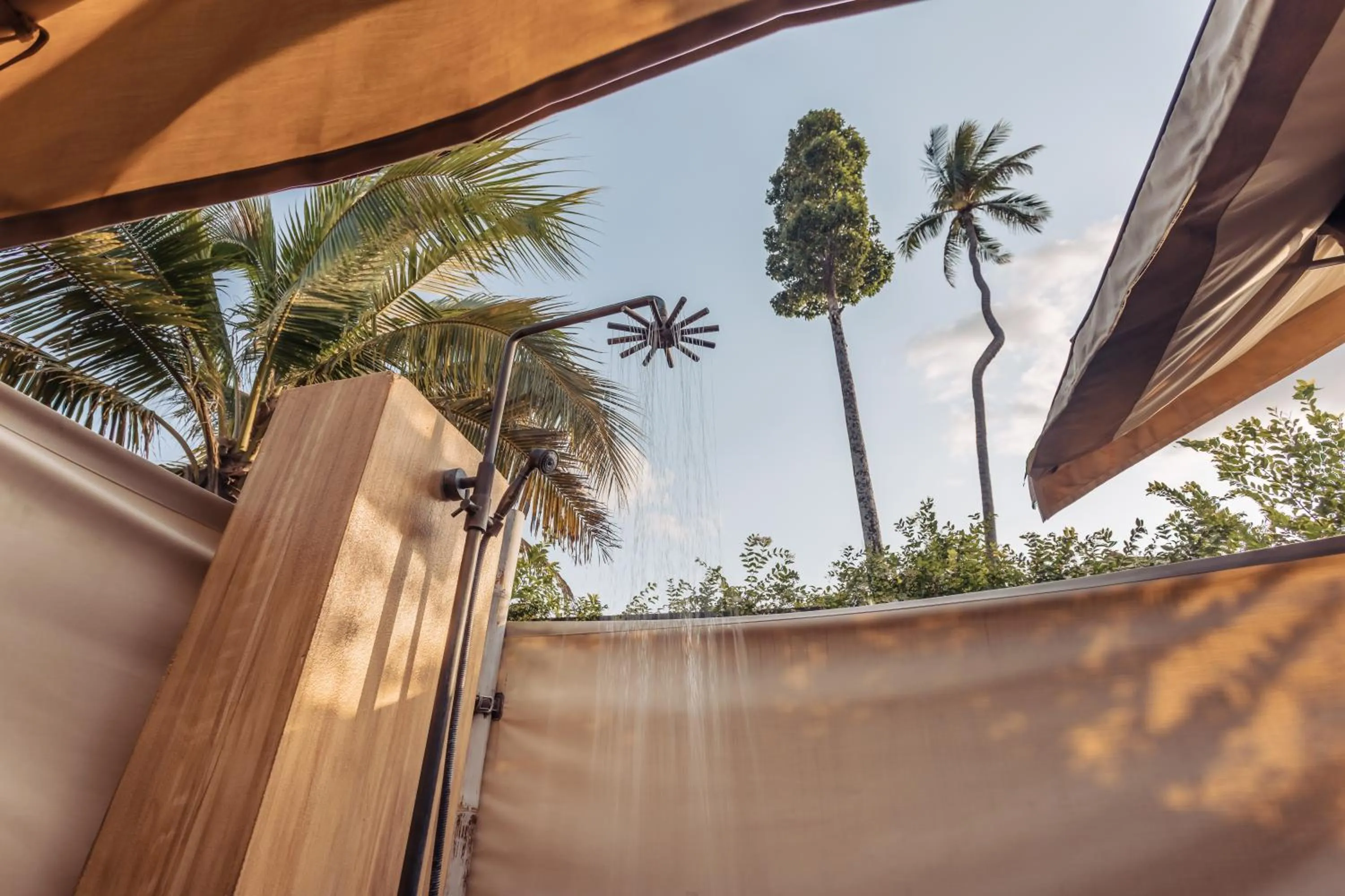 Shower in Khwan Beach Resort - Luxury Glamping and Pool Villas Samui - Adults Only - SHA Extra Plus