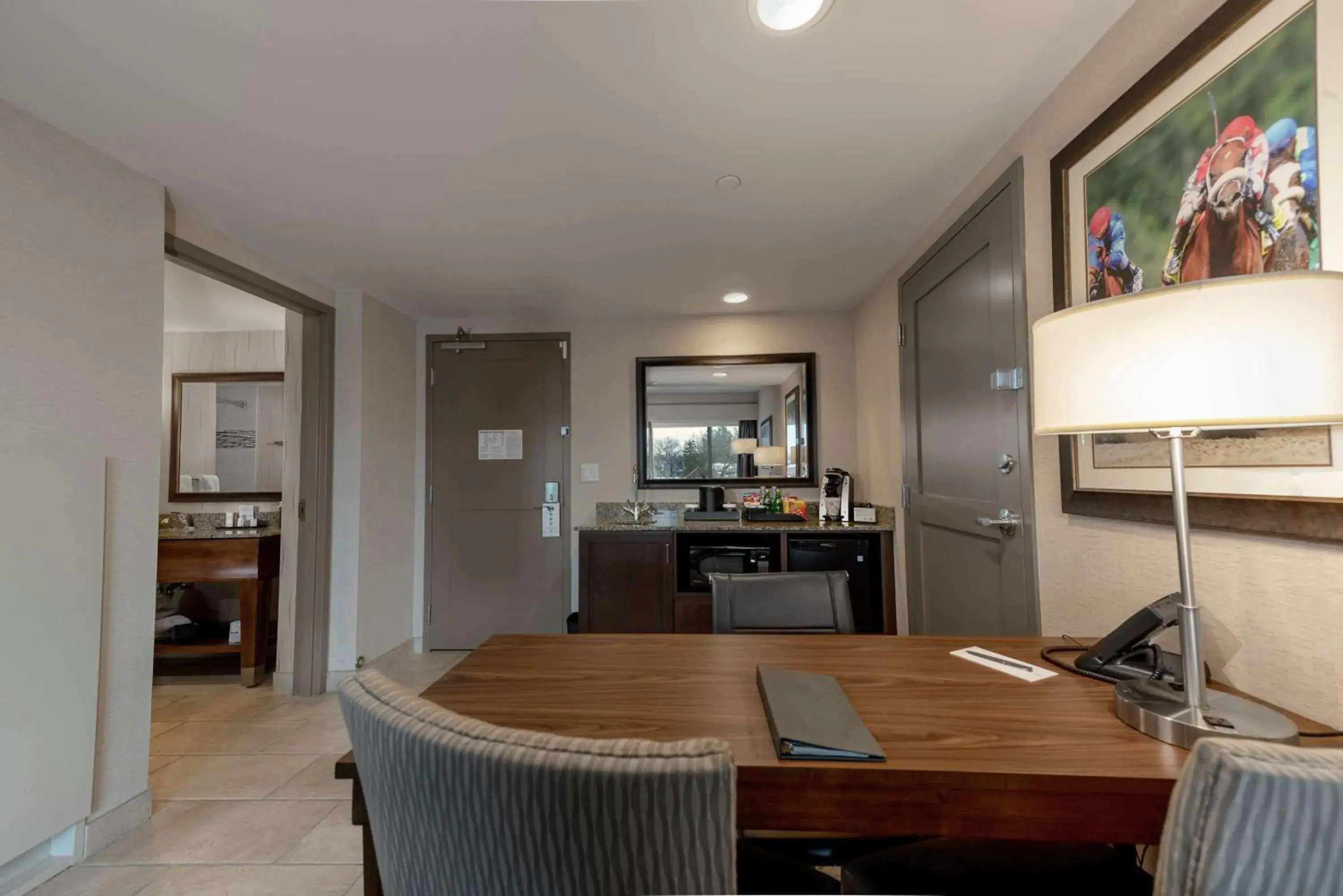 Bedroom in Embassy Suites Saratoga Springs Bedroom in Embassy Suites Saratoga Springs