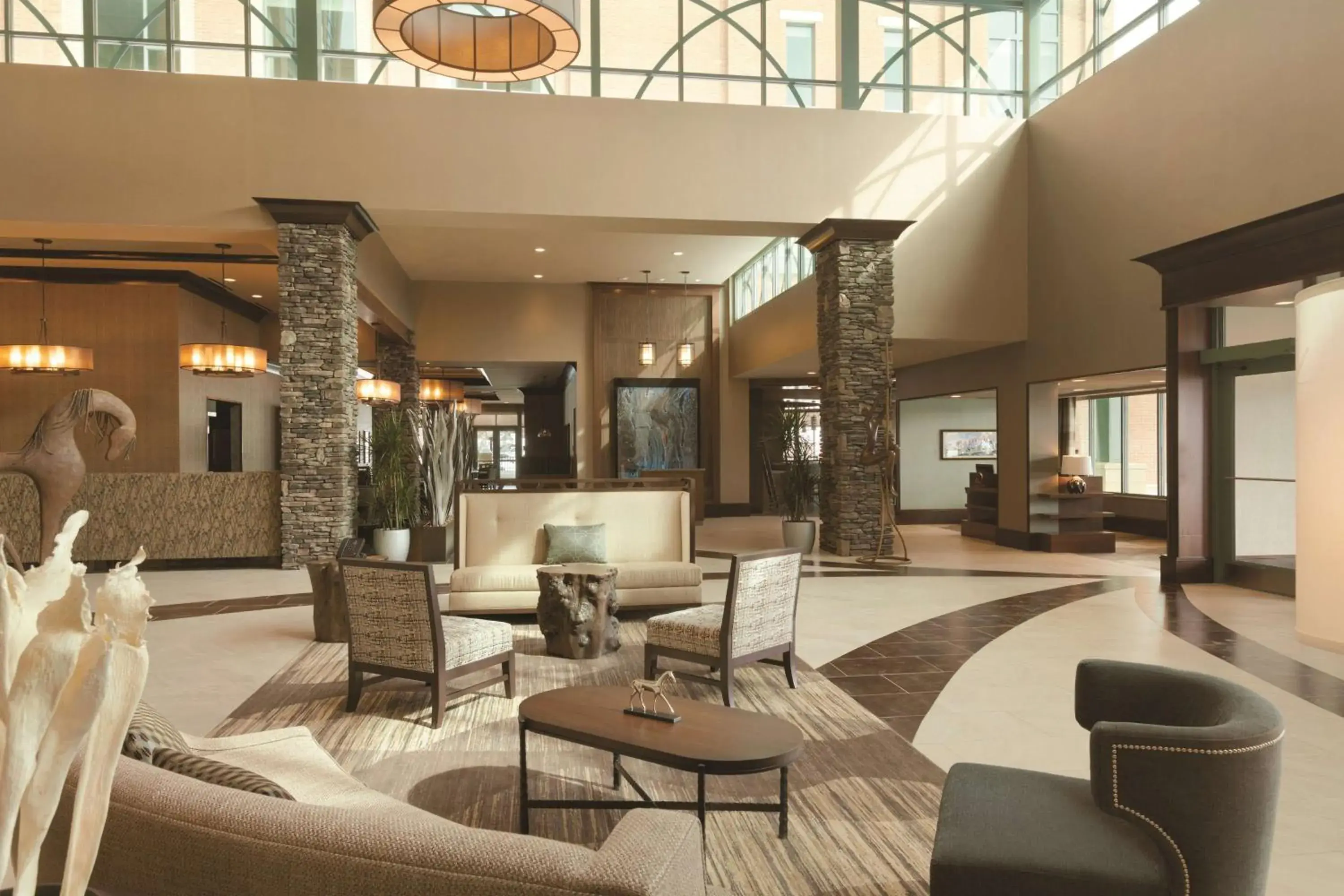 Lobby or reception in Embassy Suites Saratoga Springs Lobby or reception in Embassy Suites Saratoga Springs