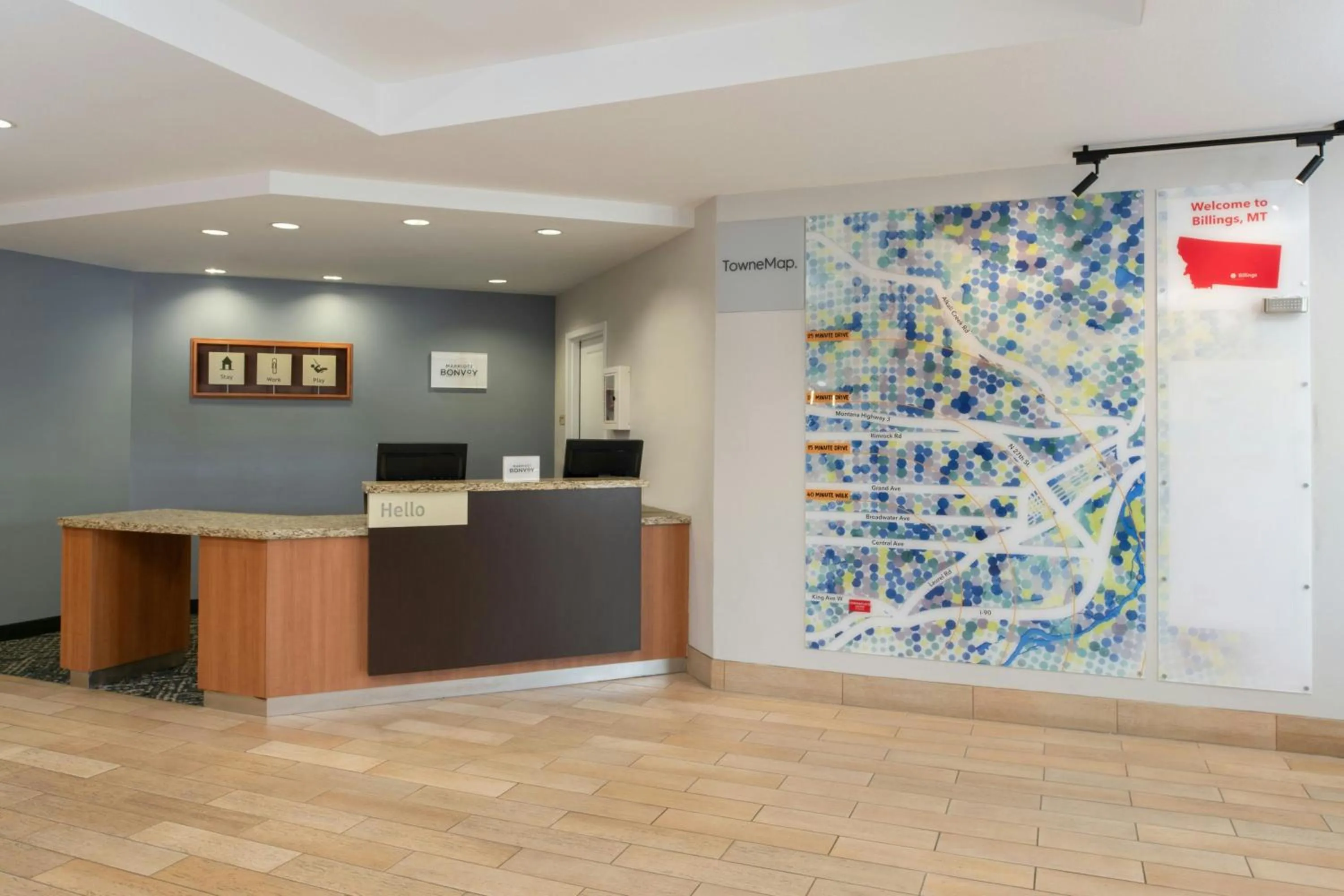 Lobby or reception in TownePlace Suites by Marriott Billings