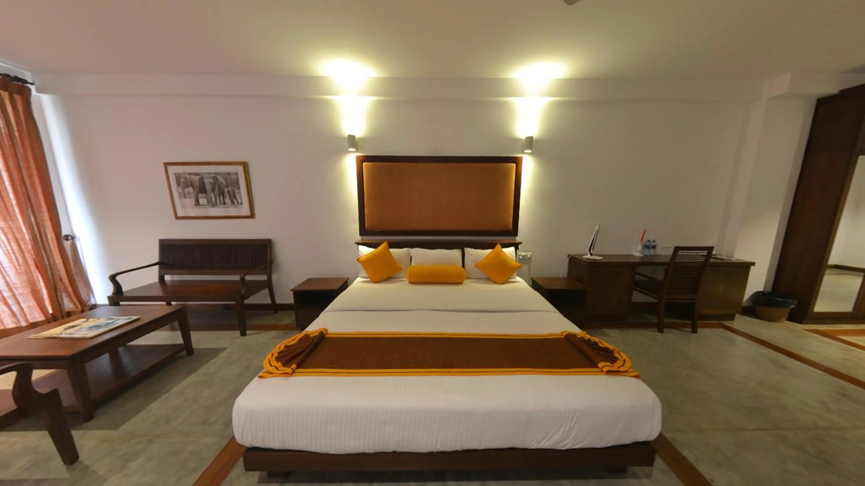 Bedroom, Bed in Refresh Hotel Hikkaduwa
