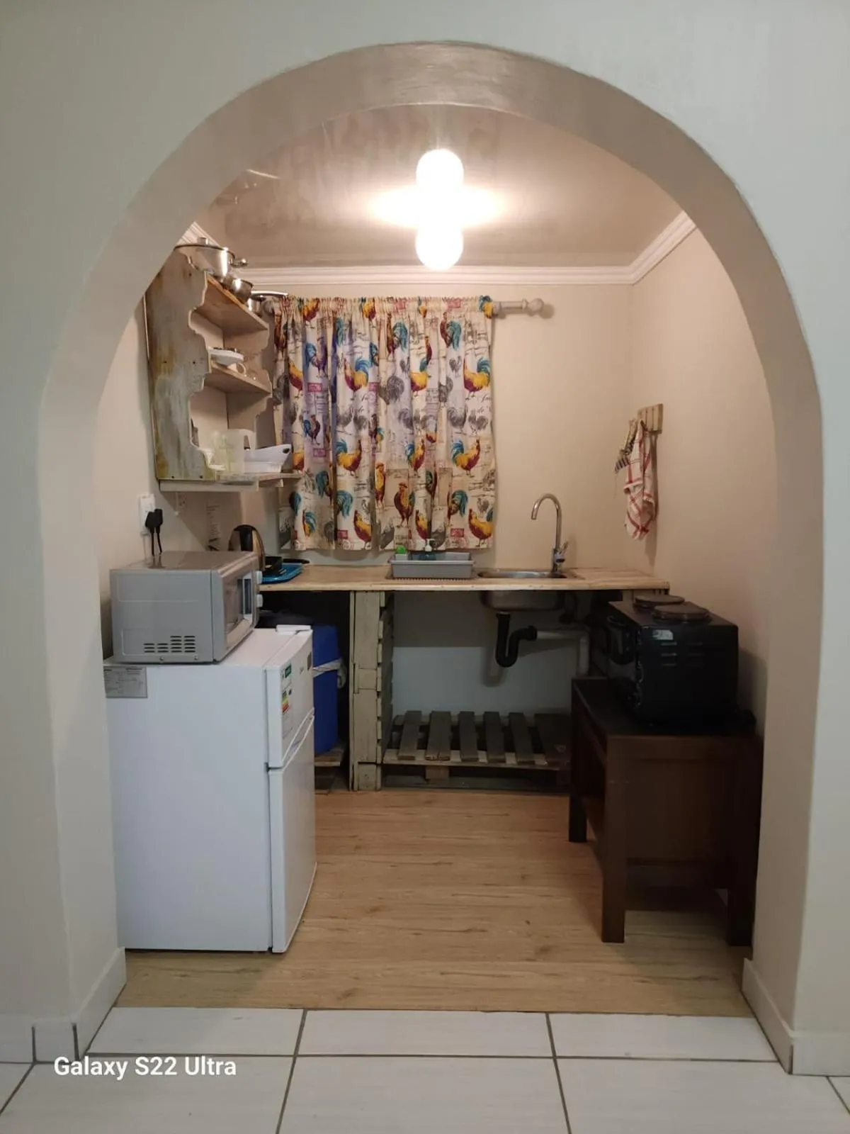 Kitchen or kitchenette in Rusplek Guesthouse and Conference Centre