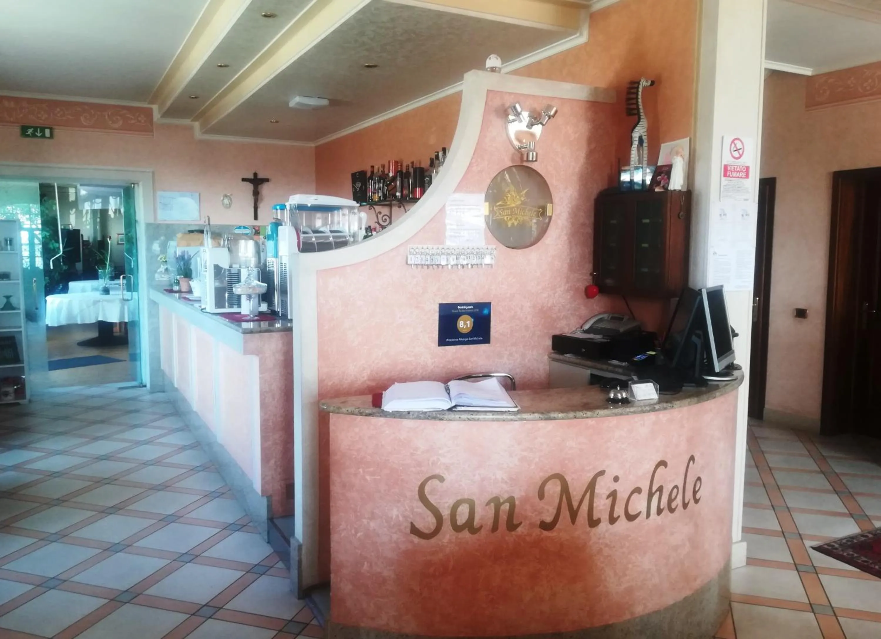 Lobby or reception in Ristorante Albergo San Michele