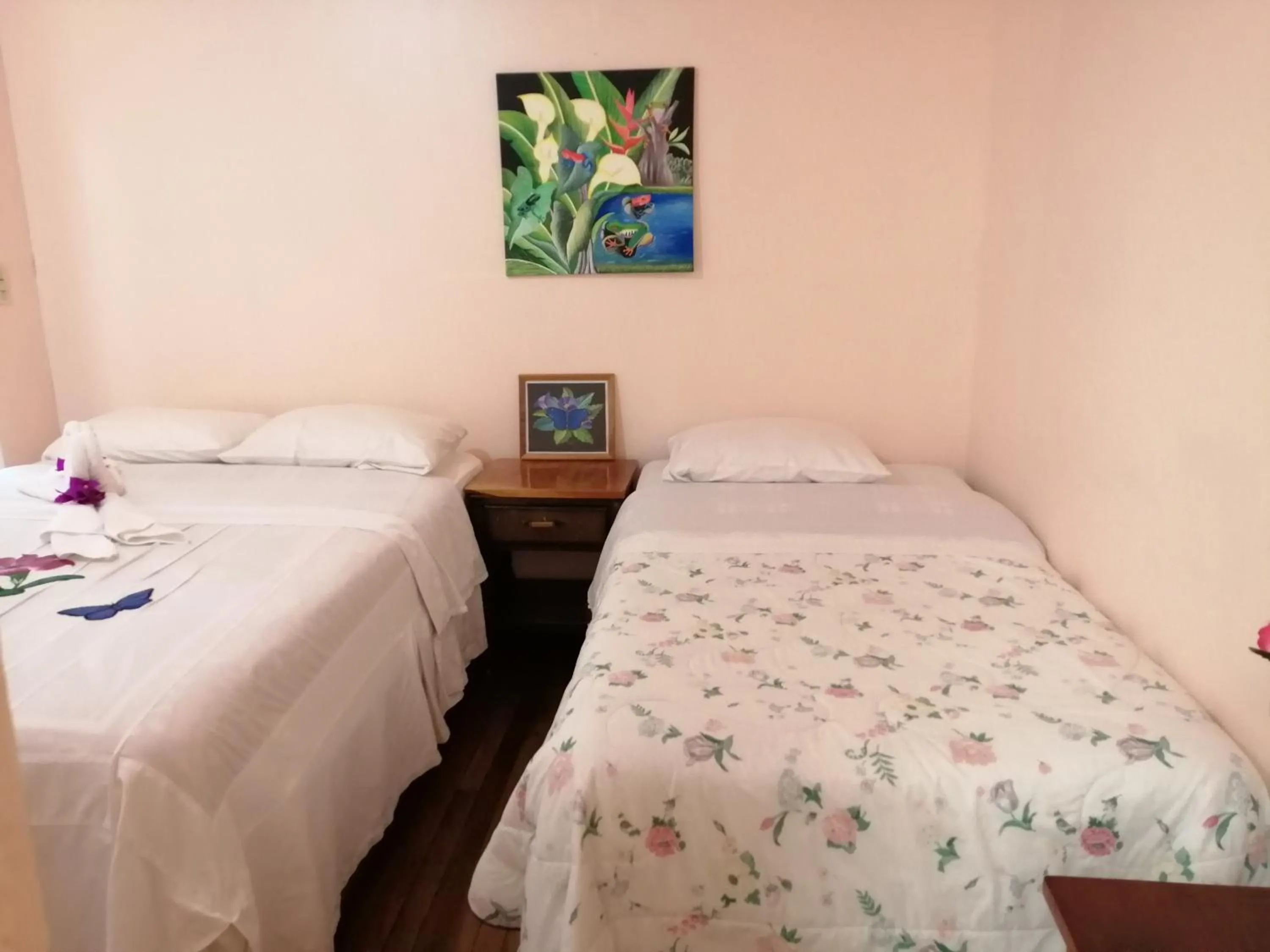 Bed in Monte Los Lirios Lodge