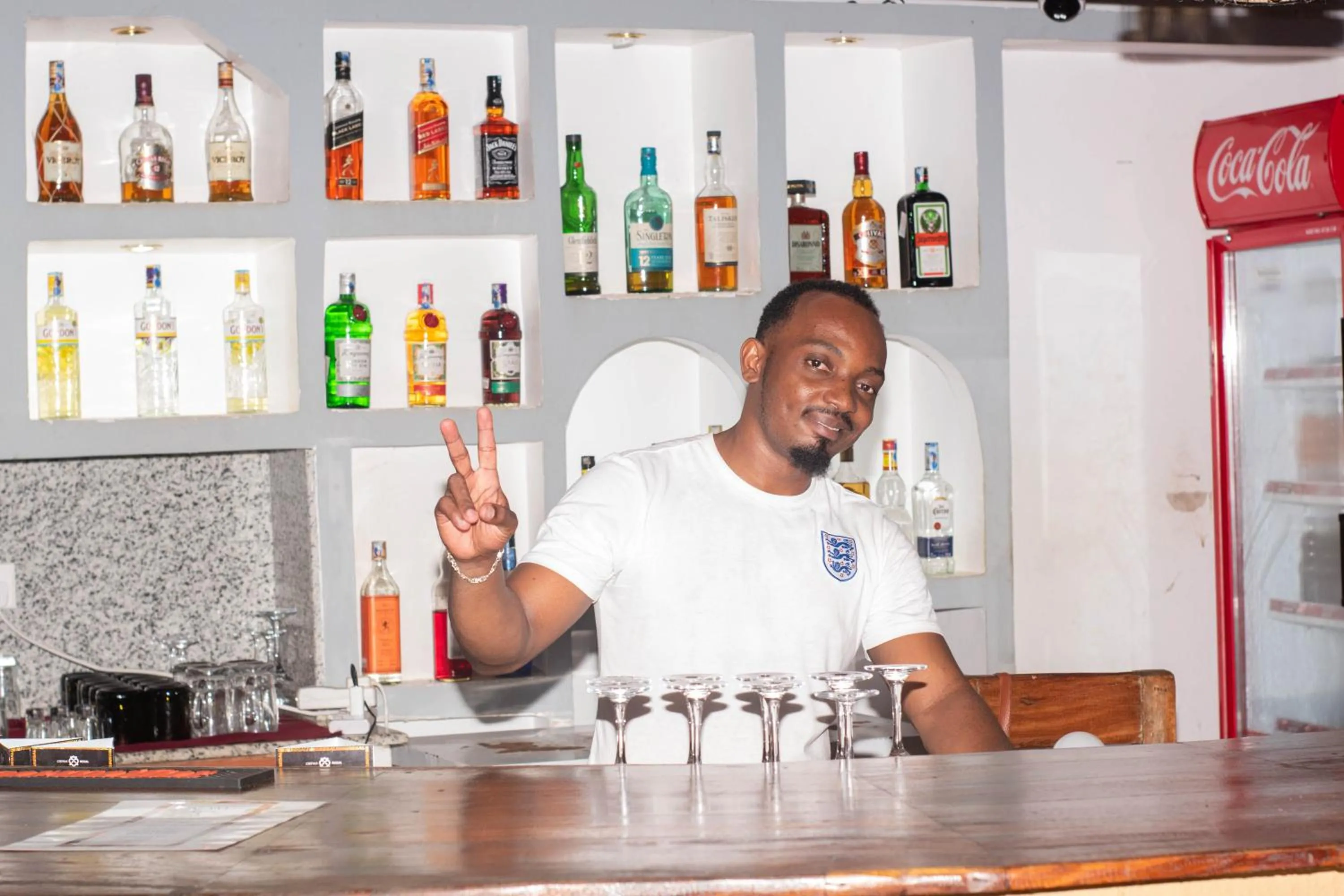 Lounge or bar in Kijani Cottages Diani Beach