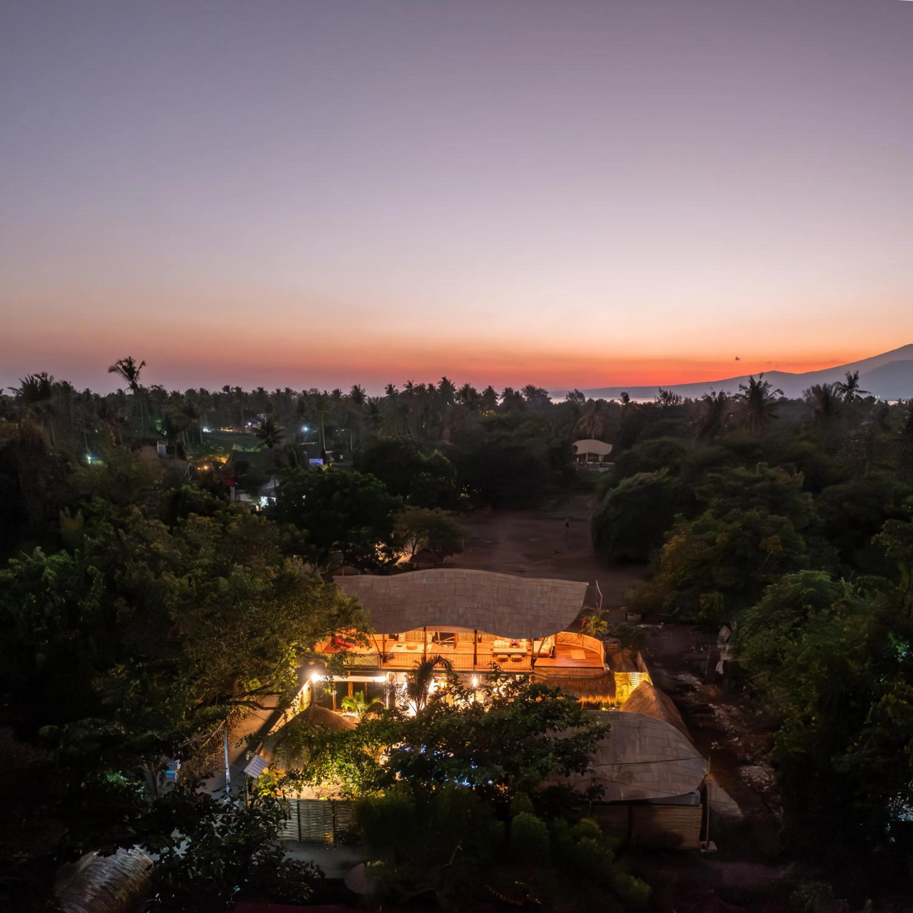 Natural landscape in Villa Samyama