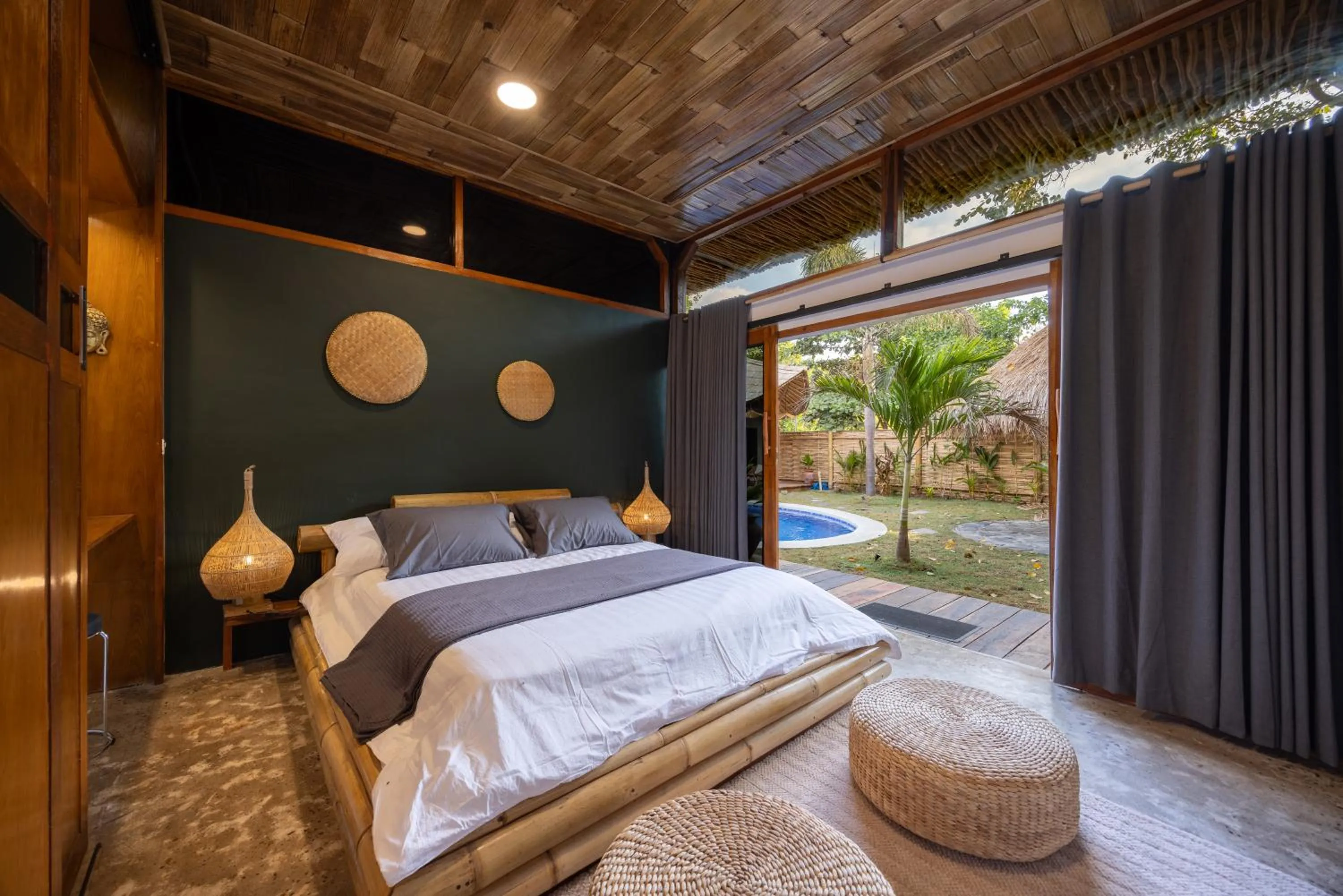 Bedroom, Bed in Villa Samyama