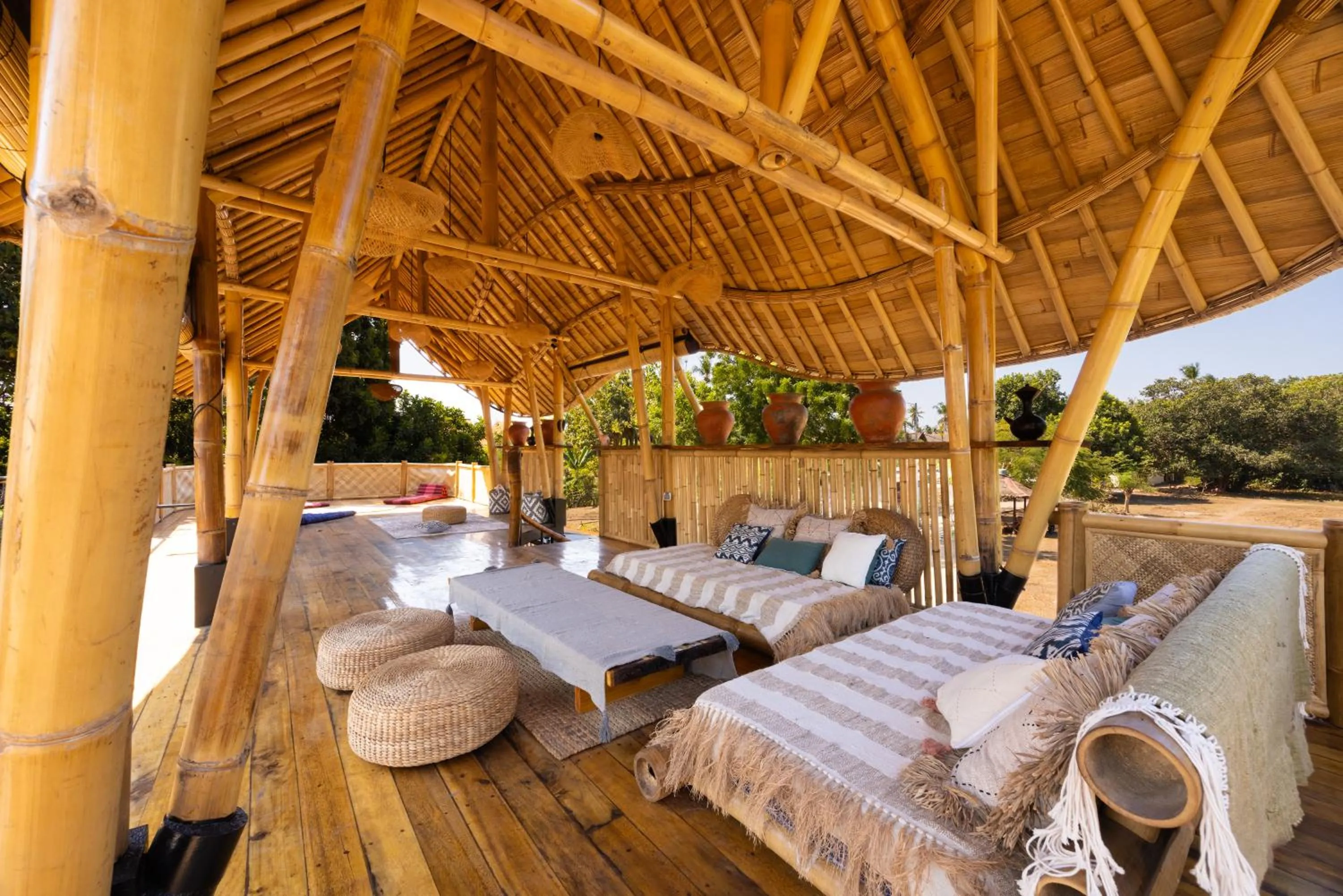 Communal lounge/ TV room in Villa Samyama