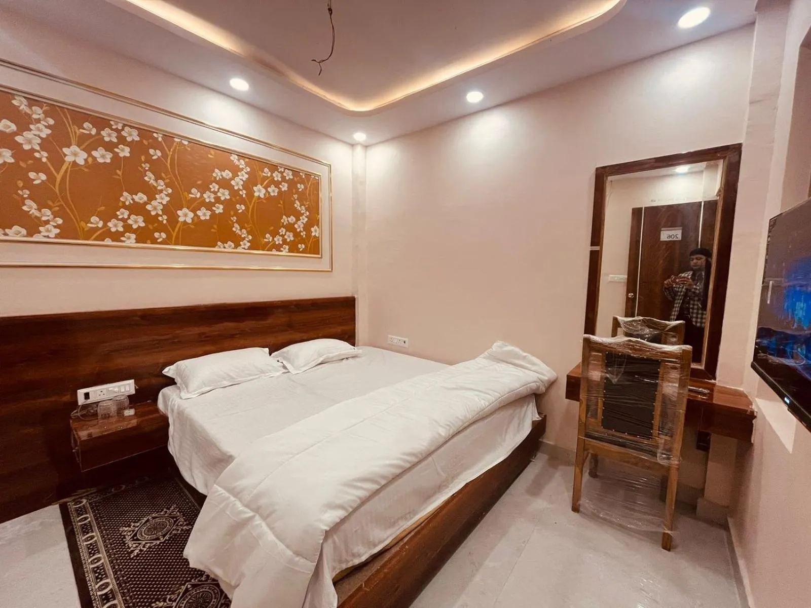 Bed in Hotel Ram Anandam Inn