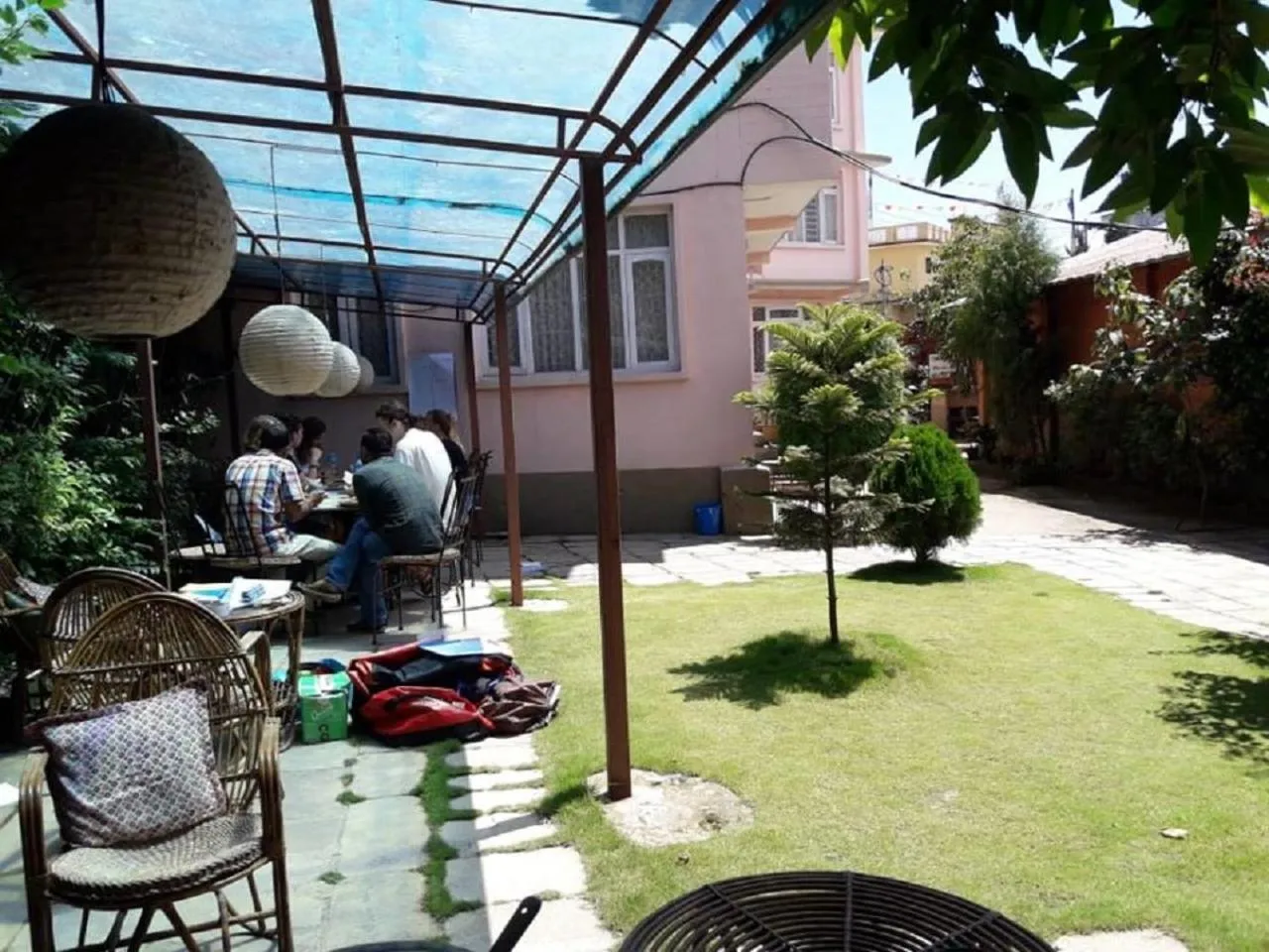 Garden in Bodhi Guest House