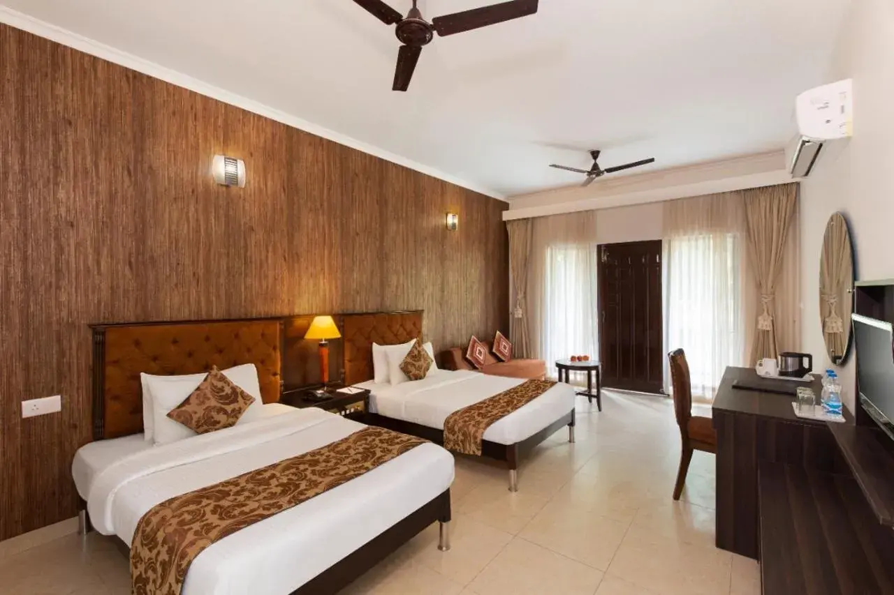Deluxe Double or Twin Room with 10% off on FNB & Laundry in Click Resort Corbett Tiger Den Deluxe Double or Twin Room with 10% off on FNB & Laundry in Click Resort Corbett Tiger Den