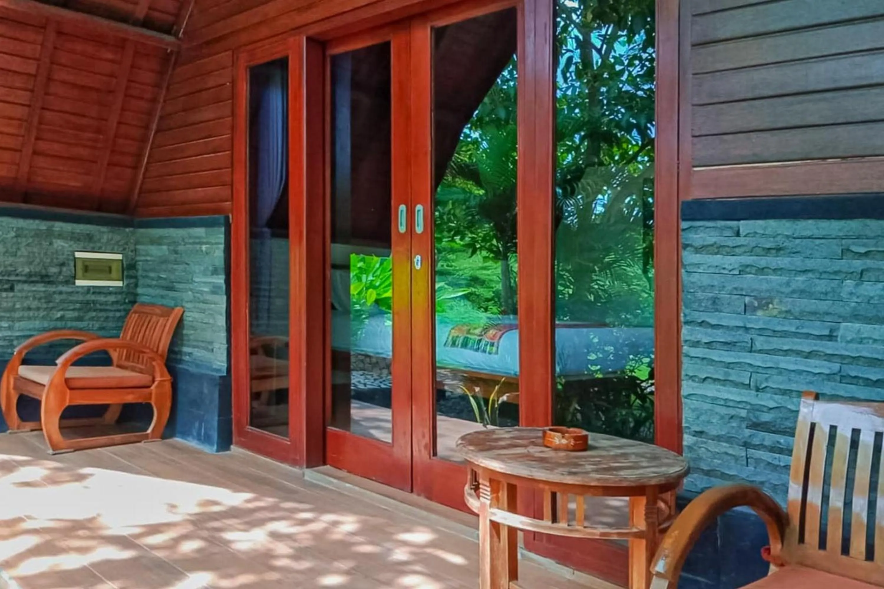 Seating area in The Lavana Tanjung Lima Laboan Bajo Villas