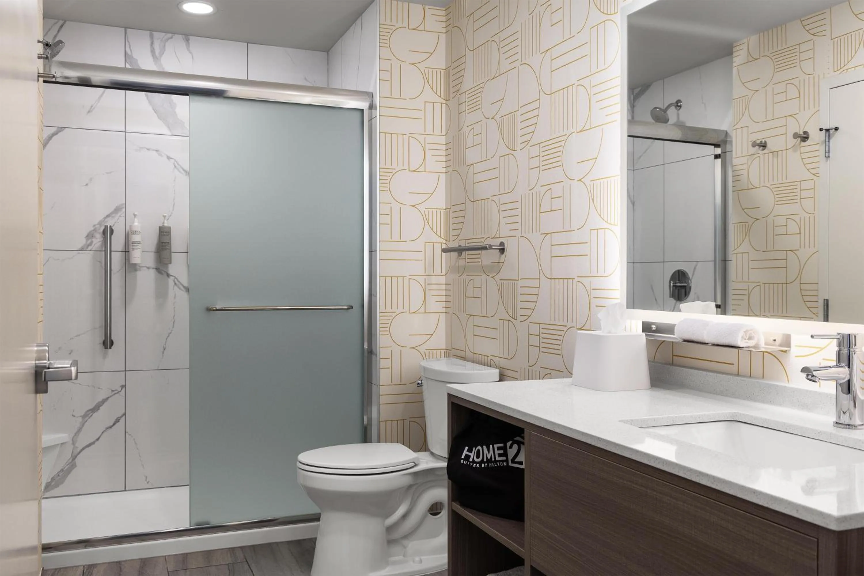 Bathroom in Home2 Suites By Hilton Woodstock On