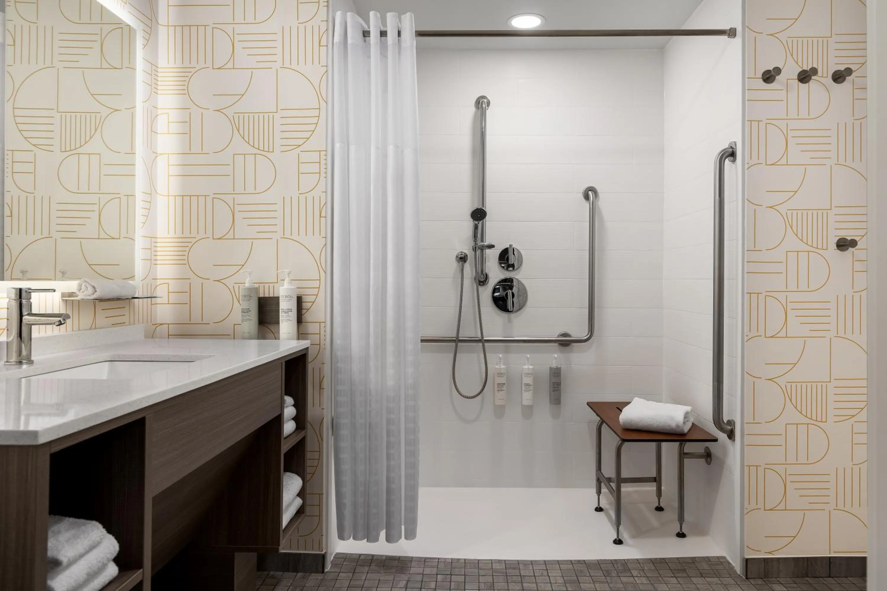 Shower in Home2 Suites By Hilton Woodstock On