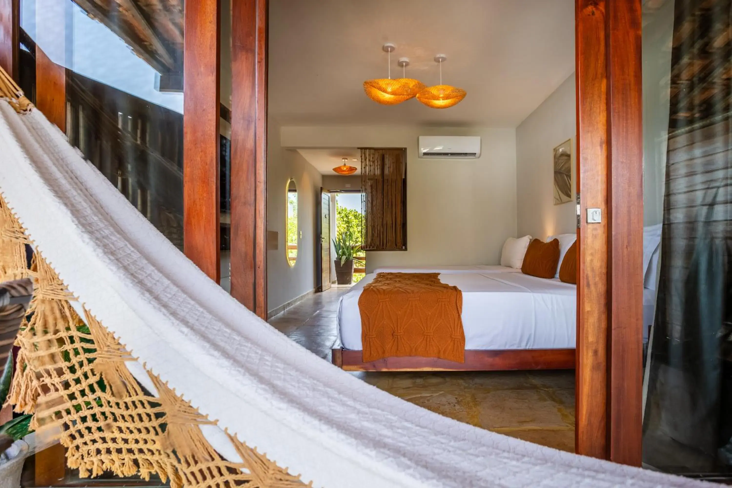 Bed in Pousada Carcará Bed in Pousada Carcará