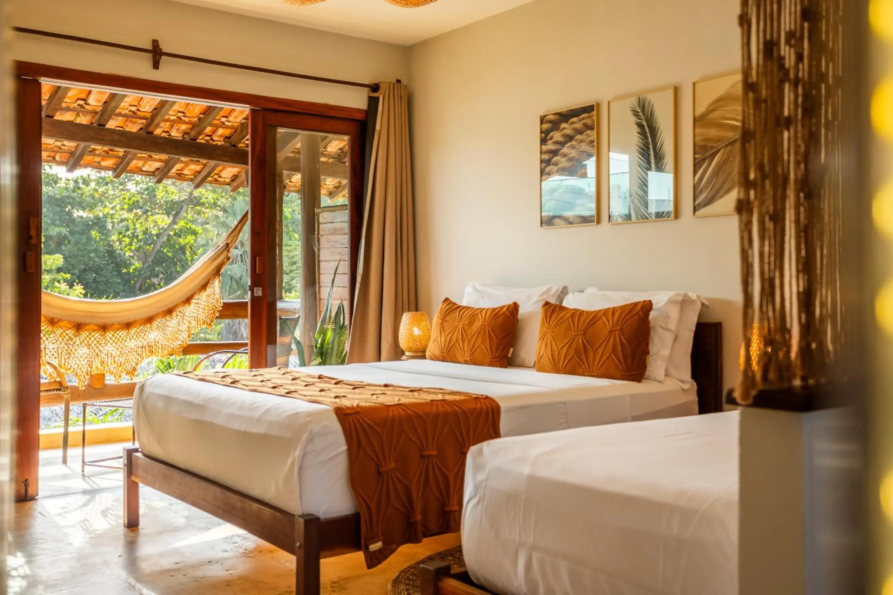 Bed in Pousada Carcará Bed in Pousada Carcará