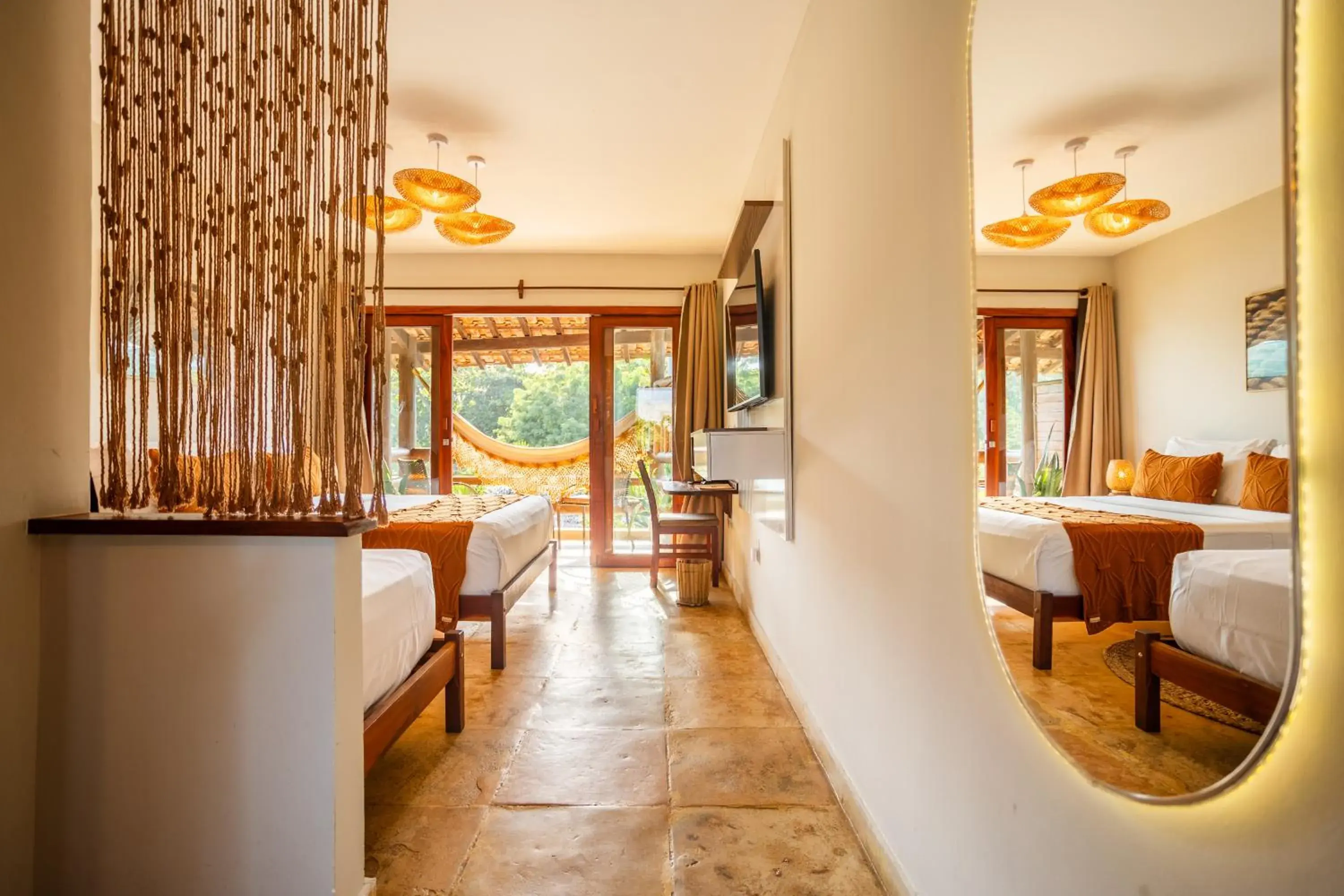 Bed in Pousada Carcará Bed in Pousada Carcará