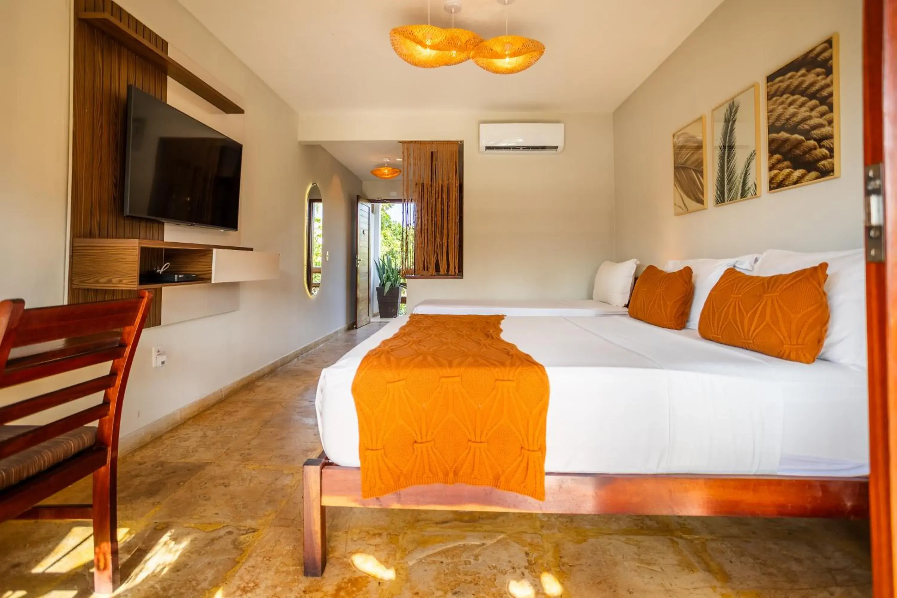 Bed in Pousada Carcará Bed in Pousada Carcará