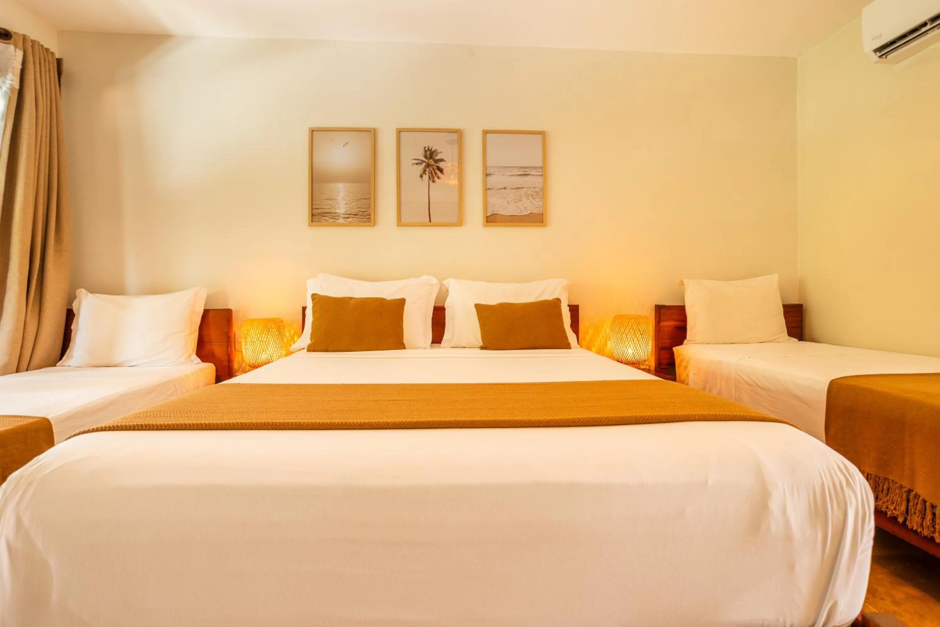 Bed in Pousada Carcará