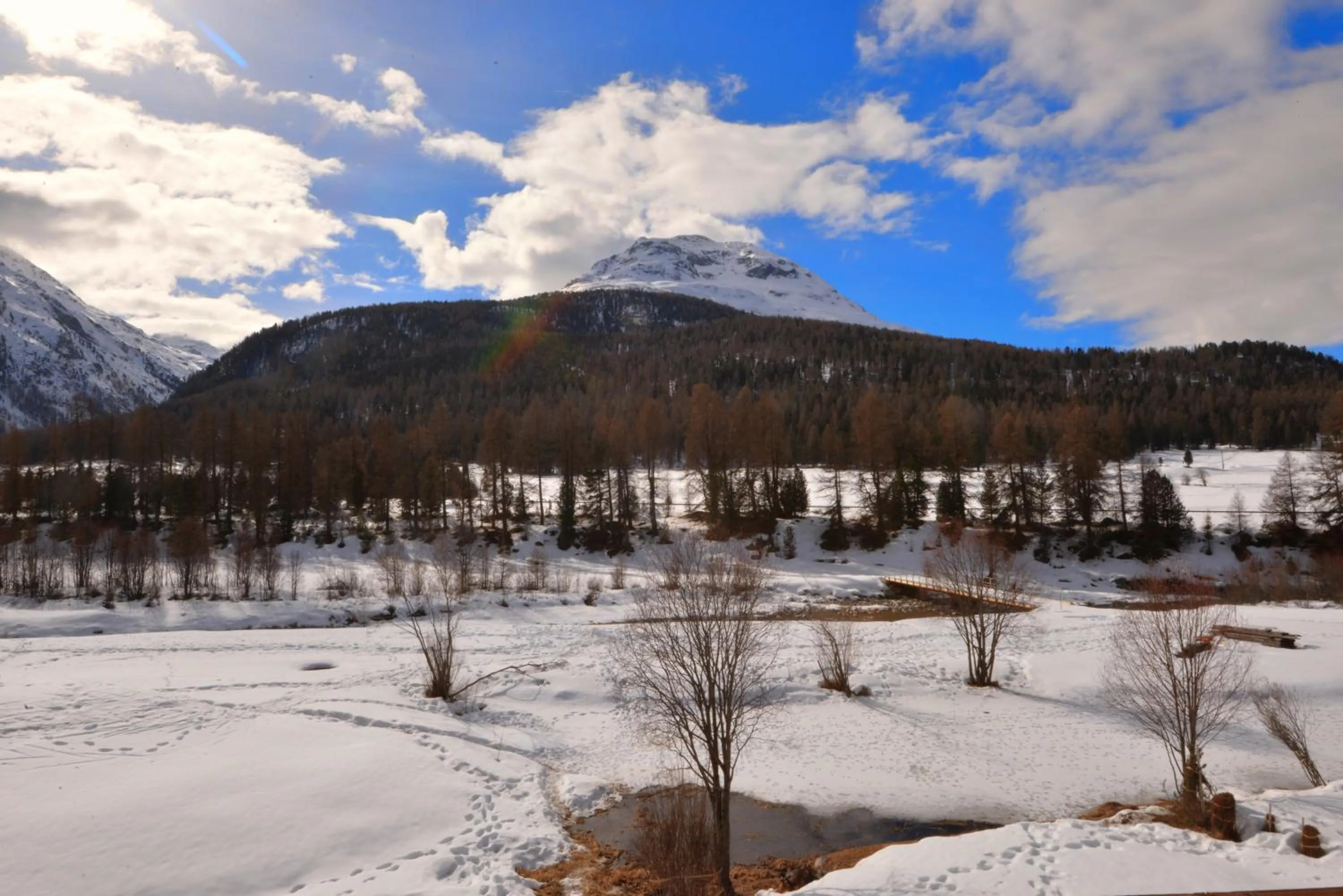 Mountain view in Chesa Randurel
