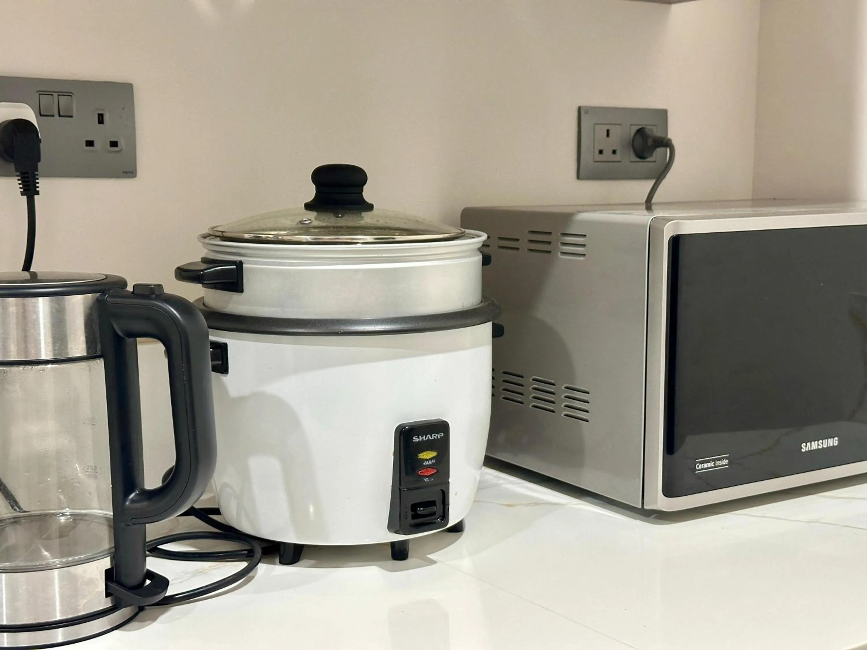 kitchen in Minissy Suites