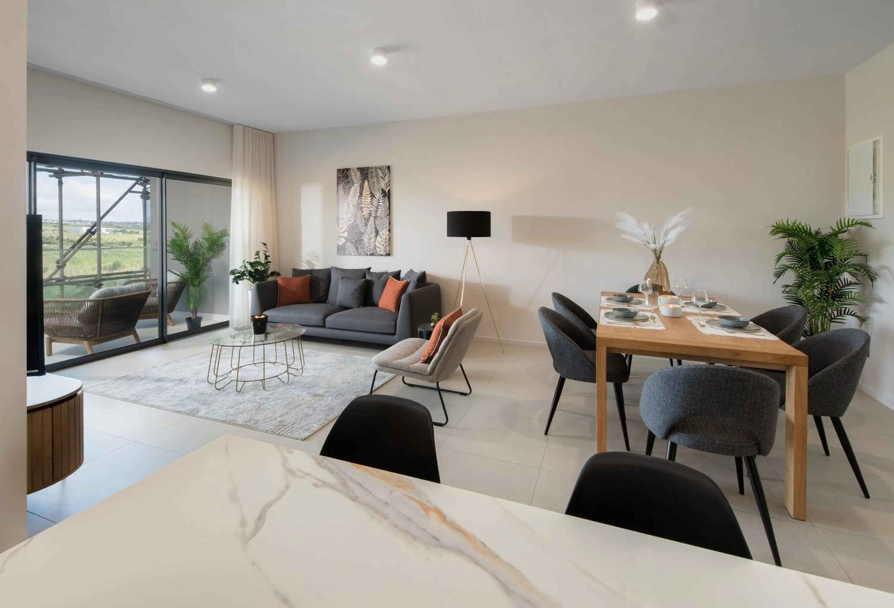 Living room in Minissy Suites