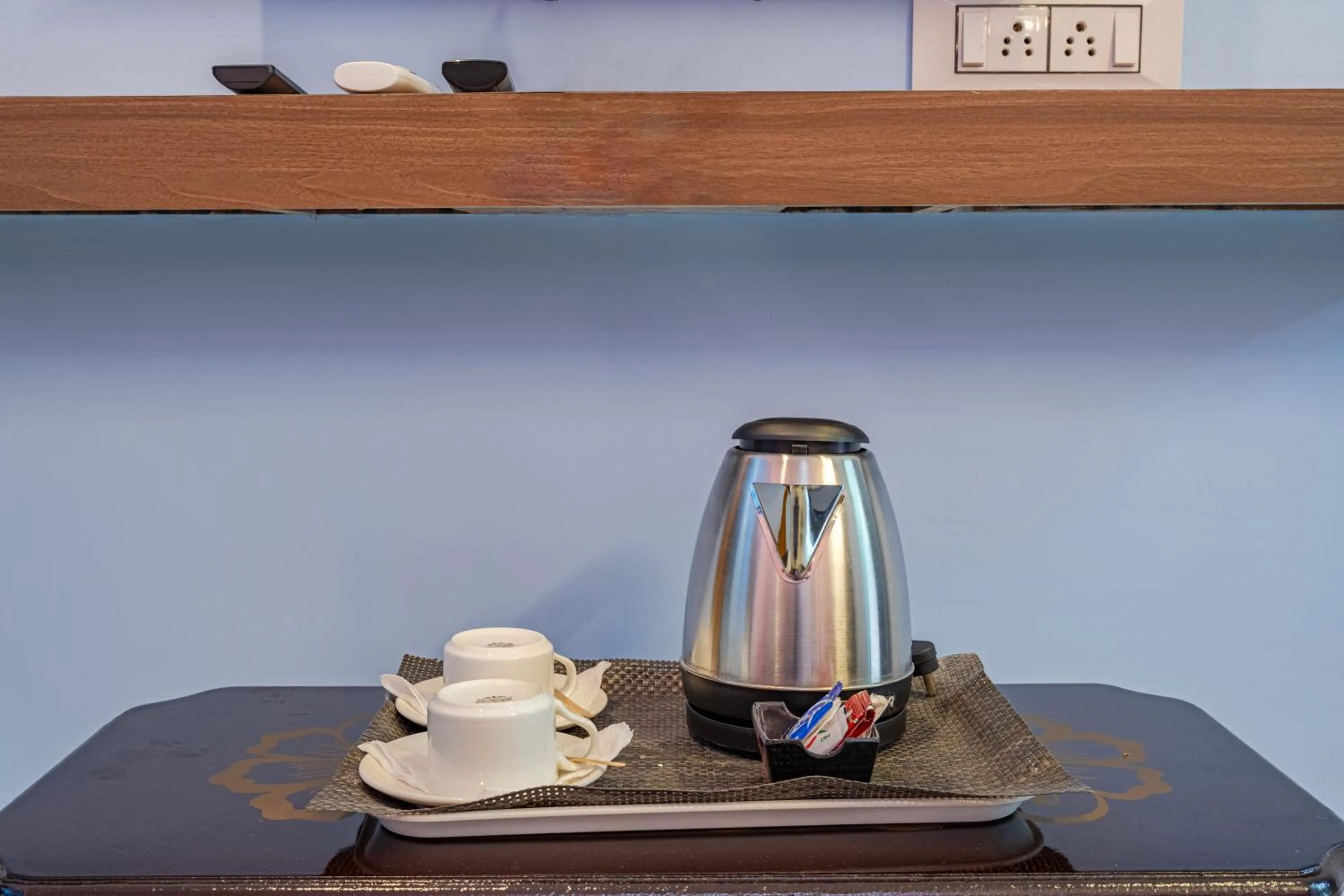 Coffee/tea facilities in Hotel De Jardin Pondicherry with Swimming Pool