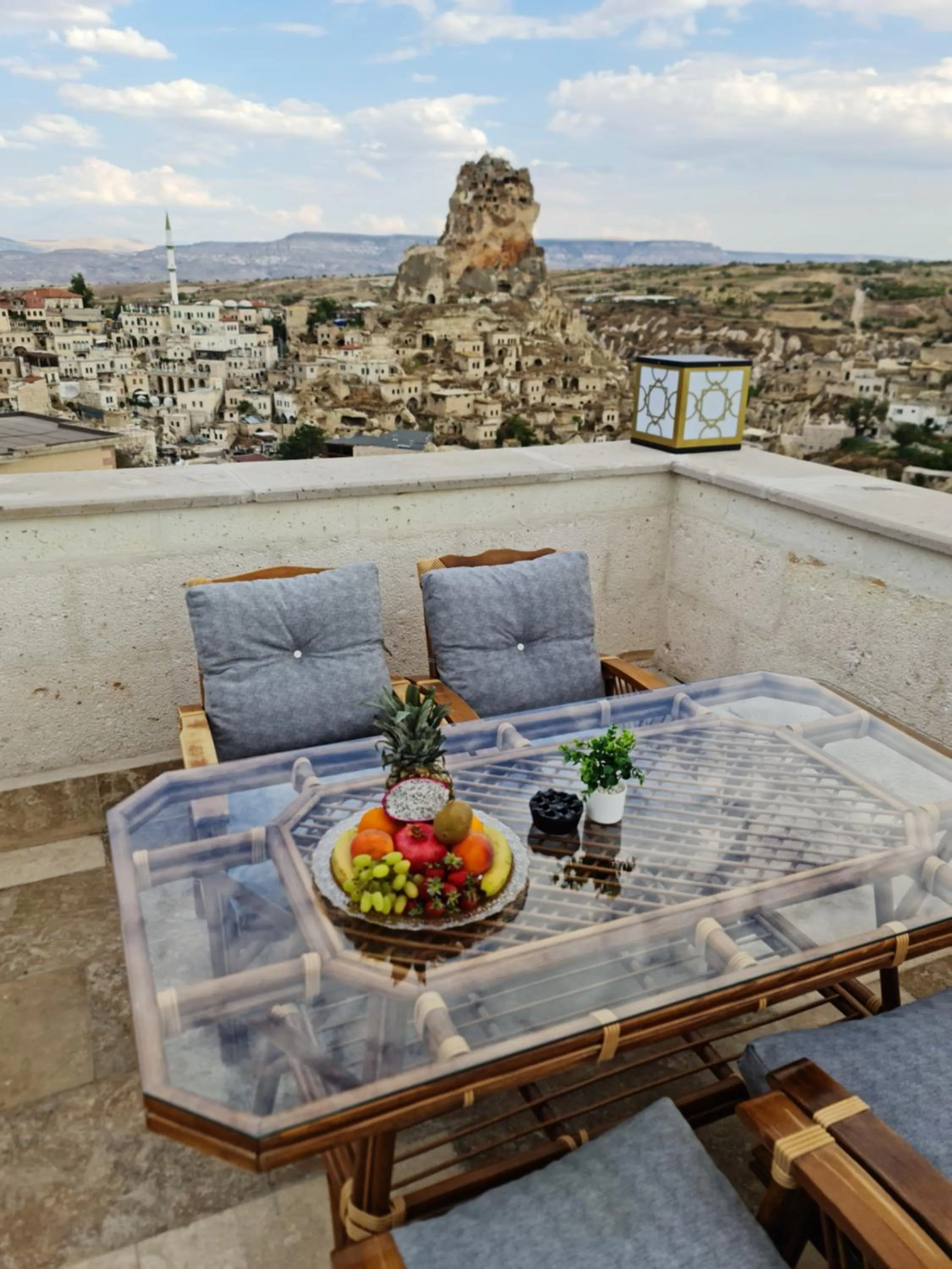 Bird's eye view in Kasr-ı Kapadokya Cave Suites