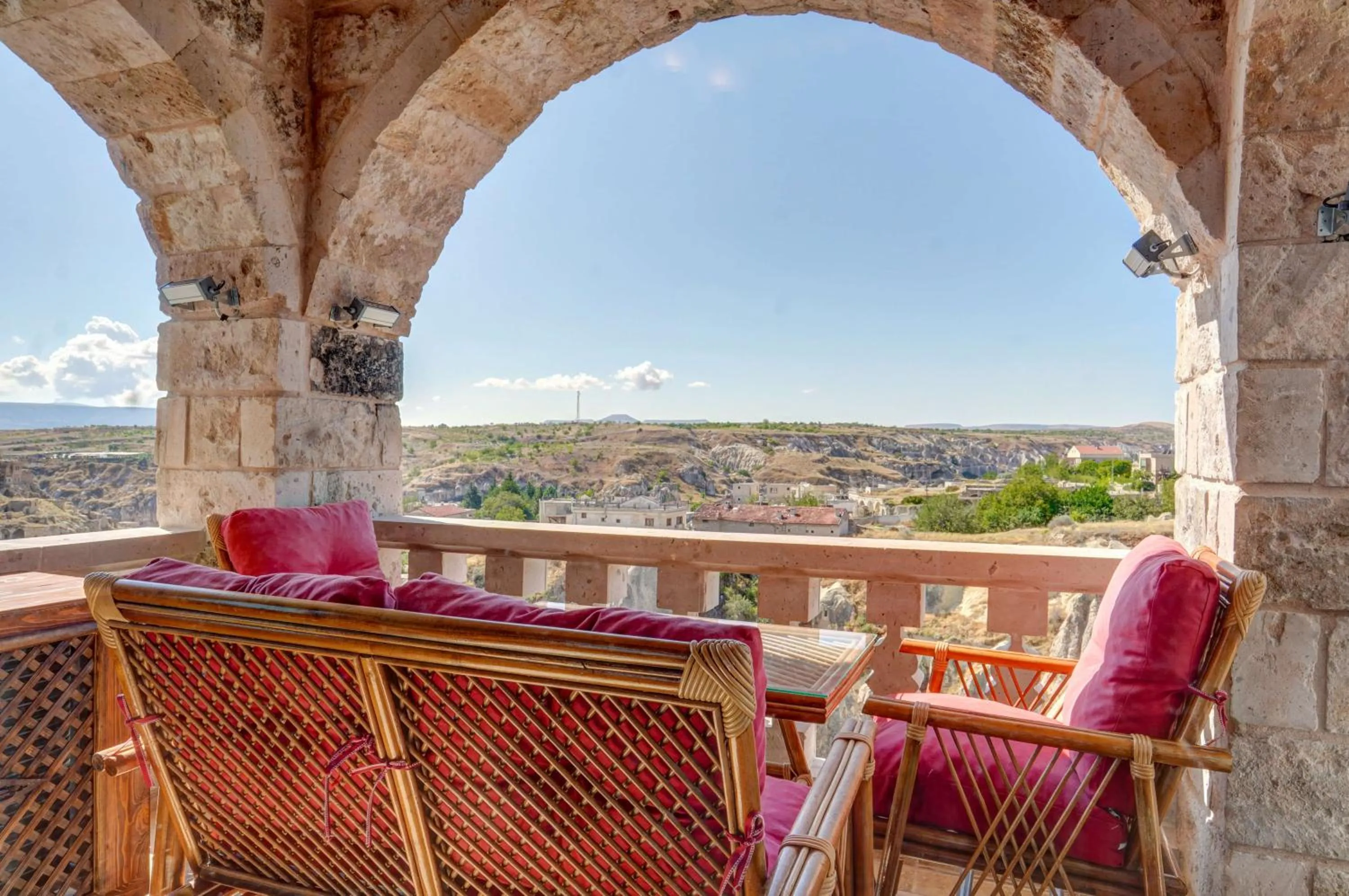 Balcony/Terrace in Kasr-ı Kapadokya Cave Suites