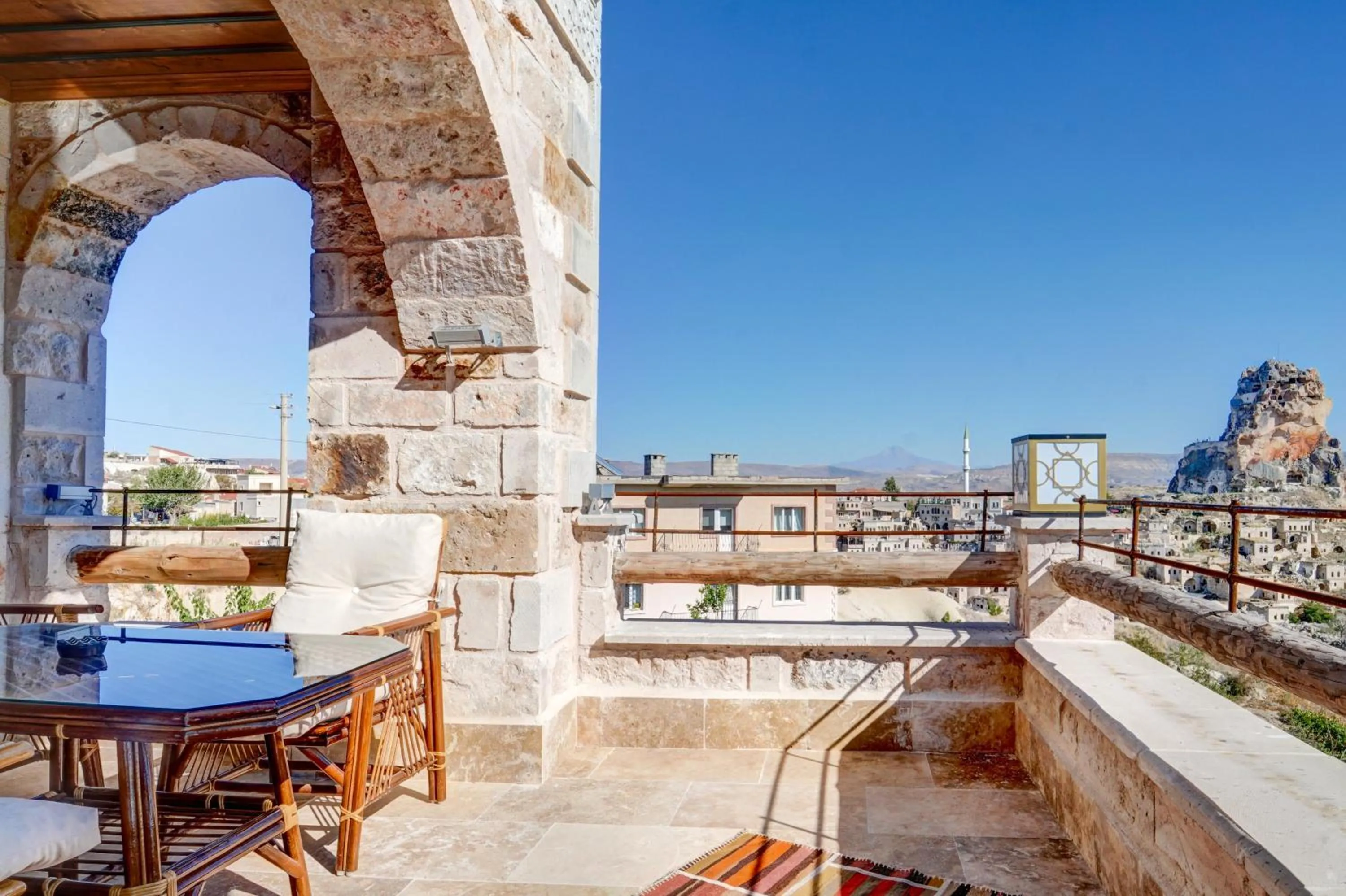 Balcony/Terrace in Kasr-ı Kapadokya Cave Suites