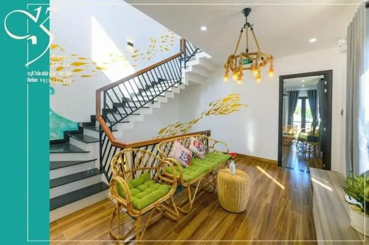 Seating area in Kivi Homestay Hoi An