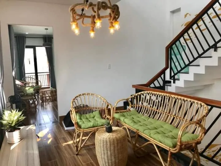 Seating area in Kivi Homestay Hoi An