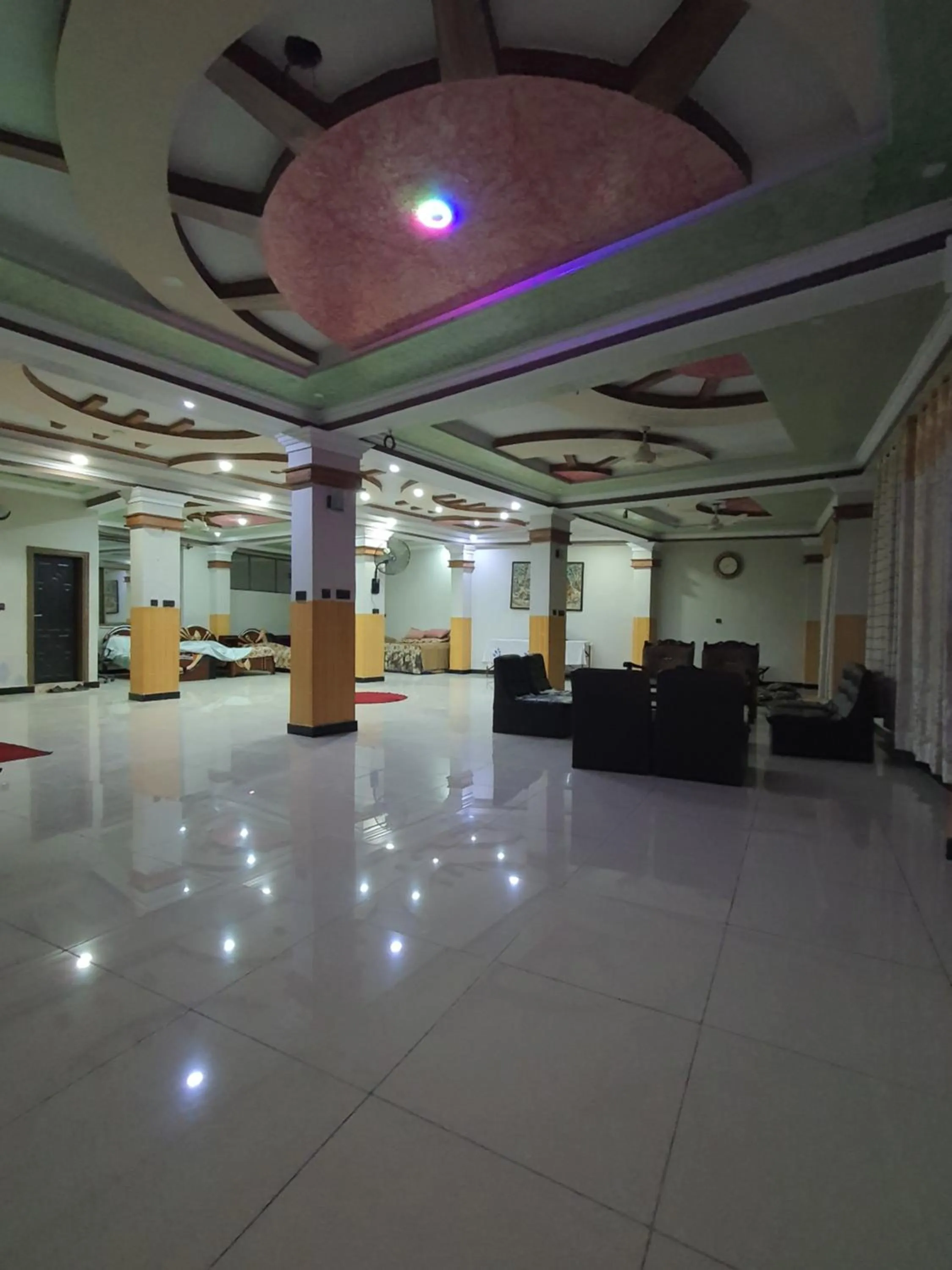 Seating area in AK Hotel Abbottabad