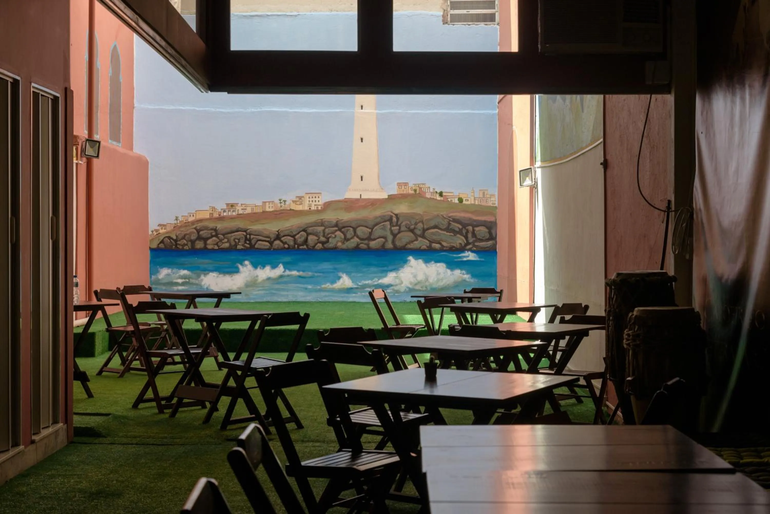 Dining area in Maracanã Hostel Sport Bar