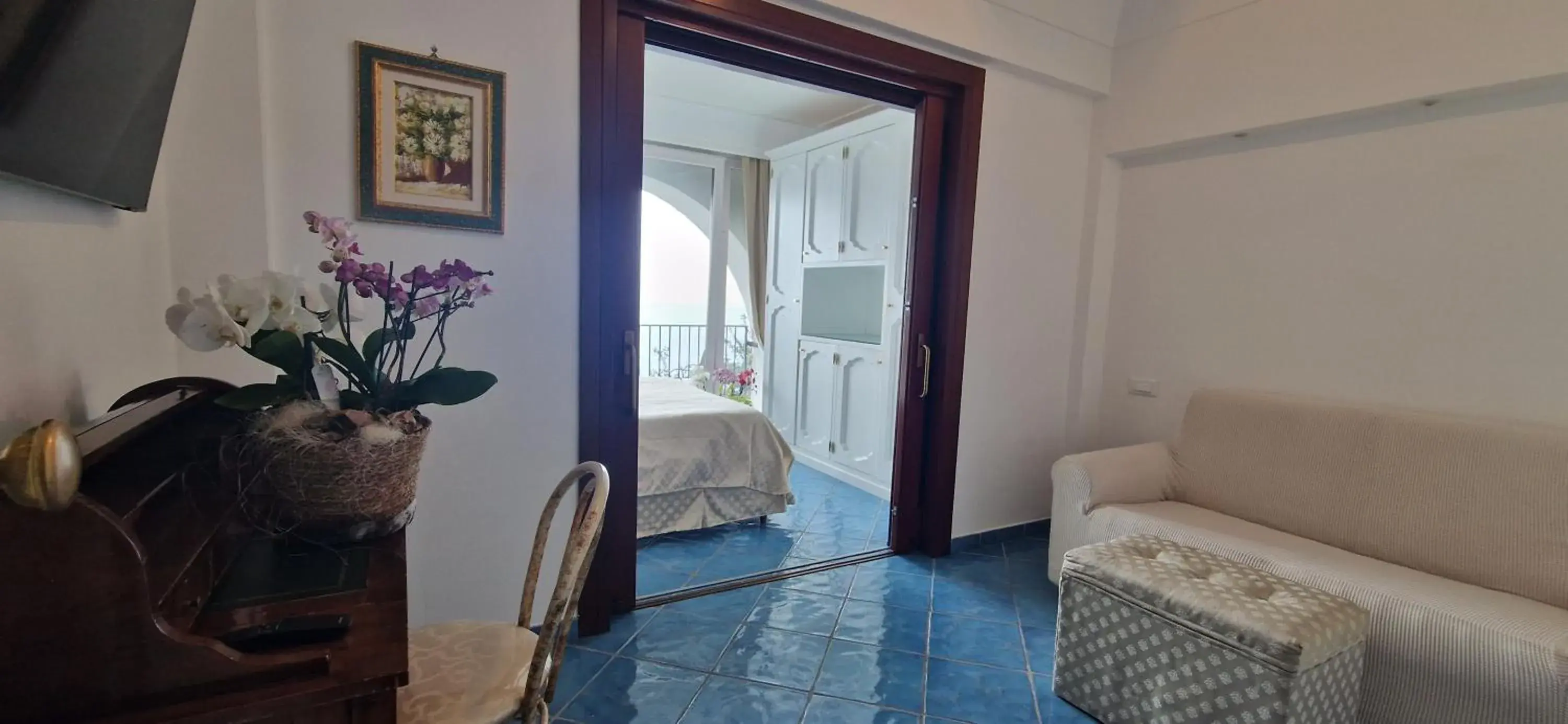 Bed in Albergo La Conca Azzurra Bed in Albergo La Conca Azzurra