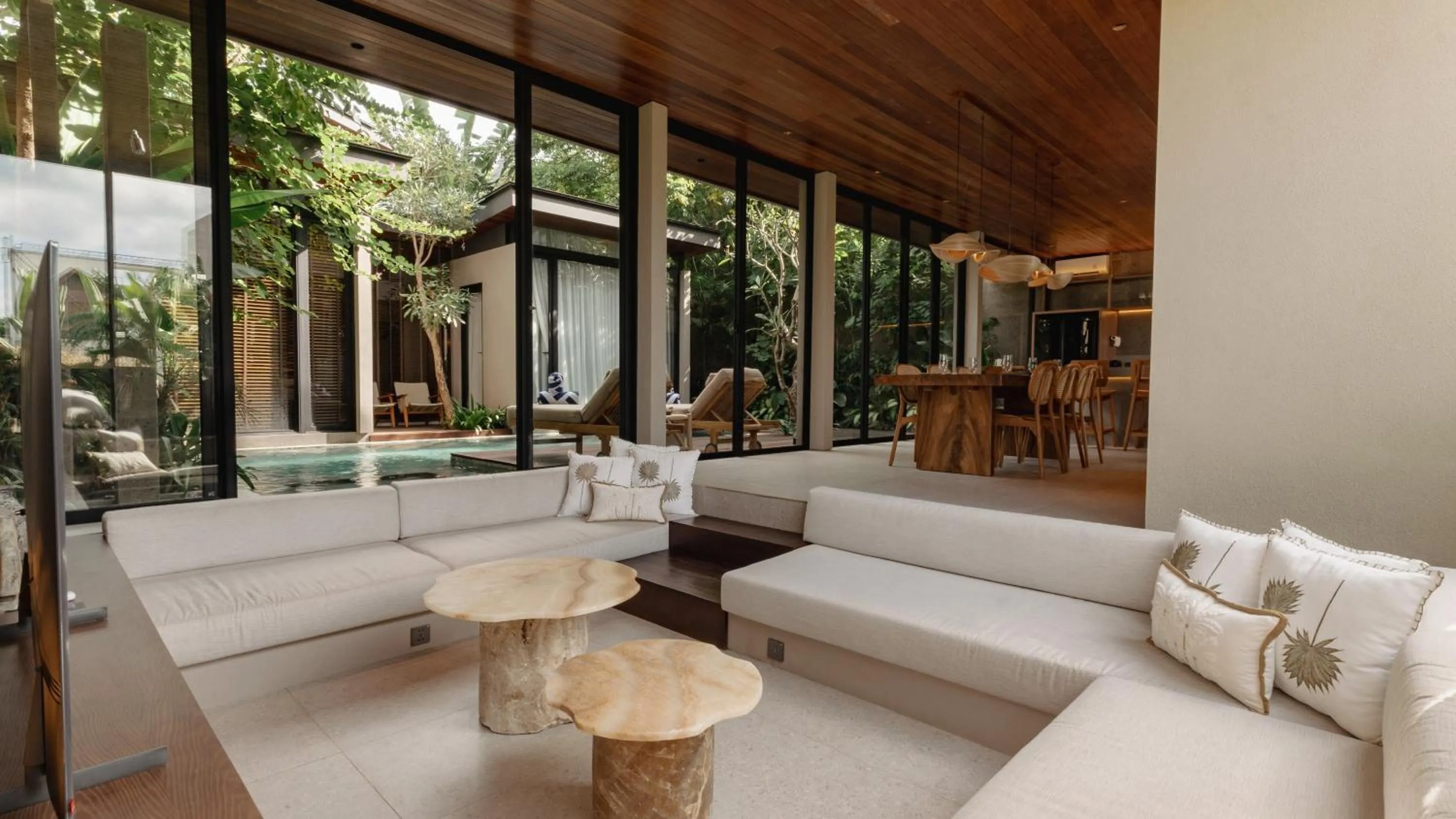 Living room in The Akasha Canggu Luxury Villas