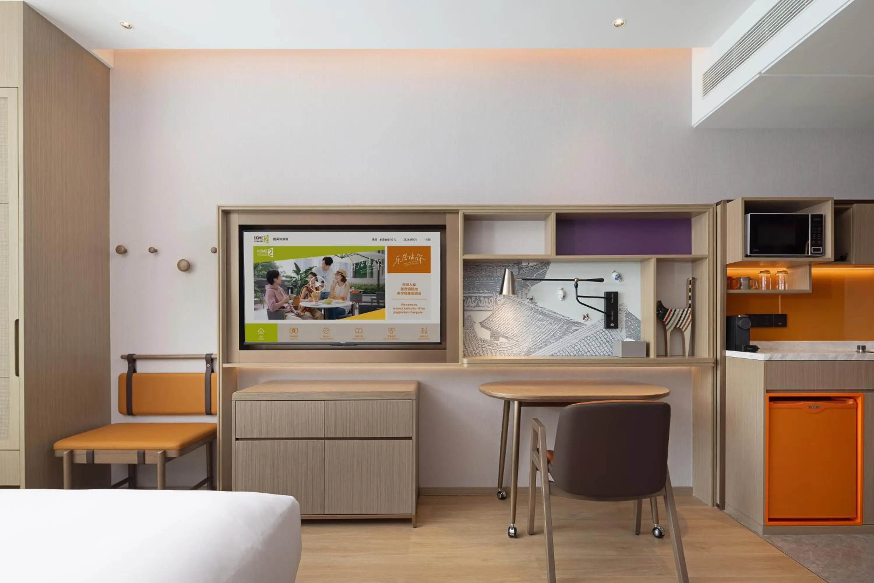 Photo of the whole room in Home2 Suite by Hilton Jingdezhen Changnan