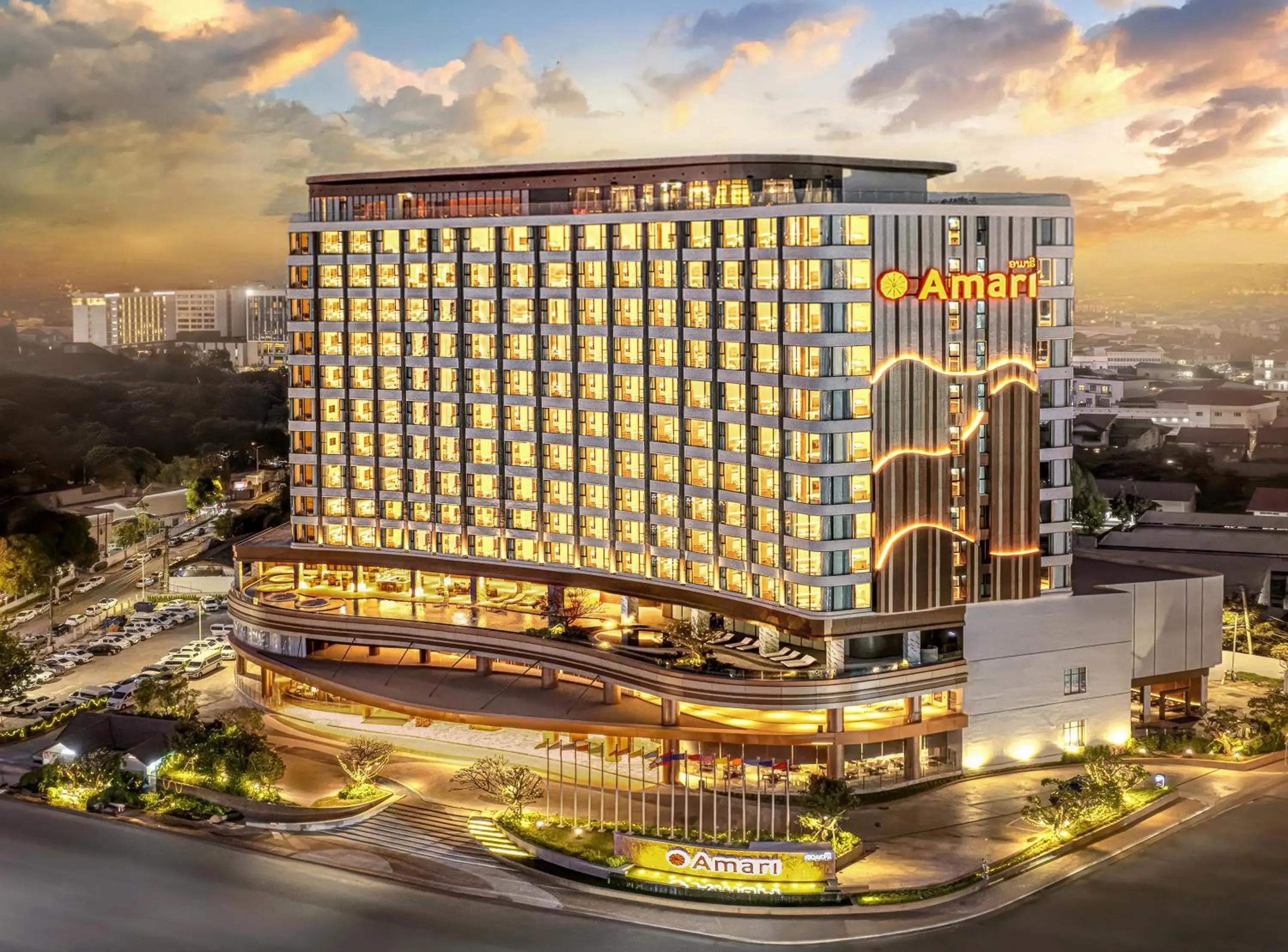 Property building in Amari Vientiane Property building in Amari Vientiane