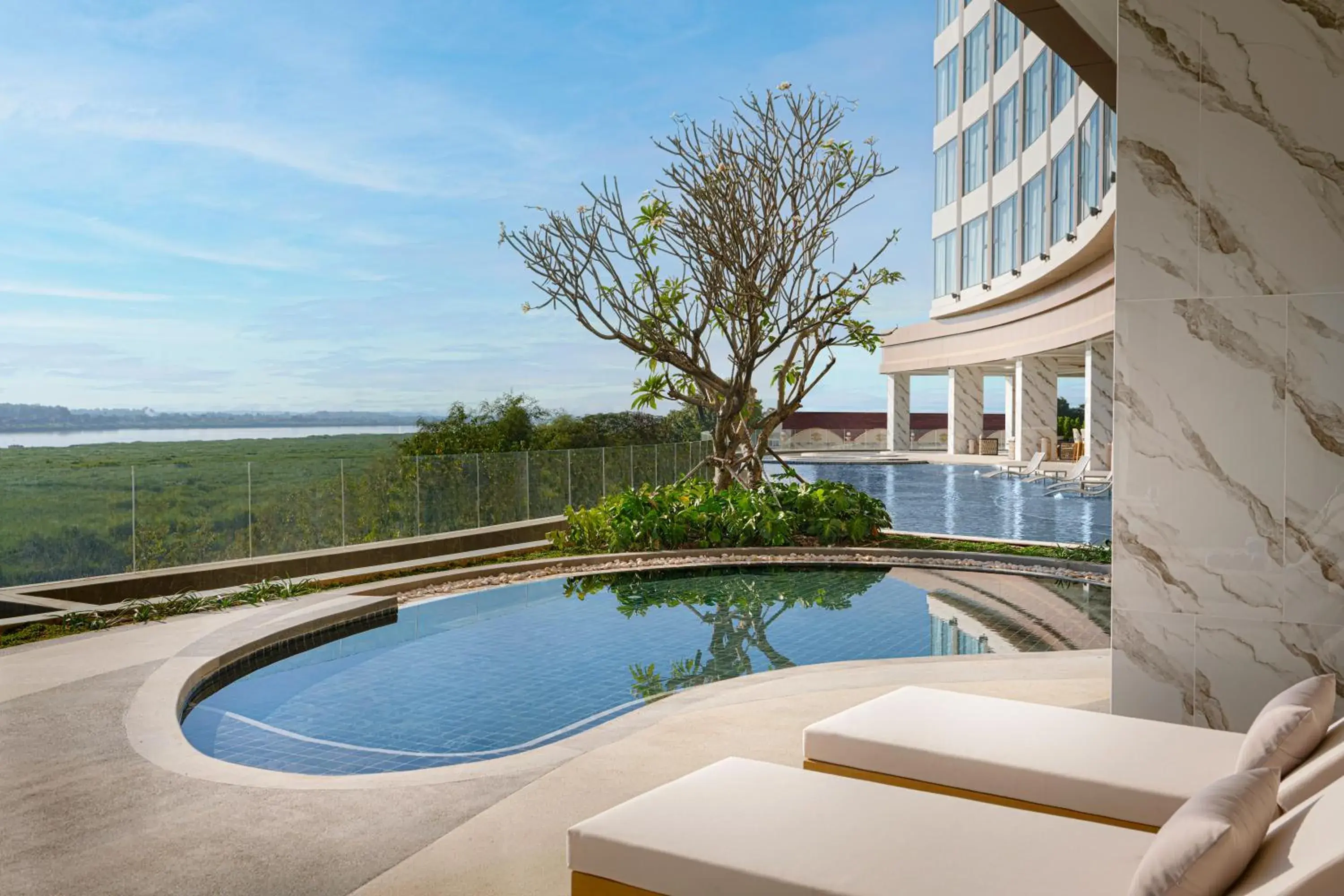 Pool view in Amari Vientiane Pool view in Amari Vientiane