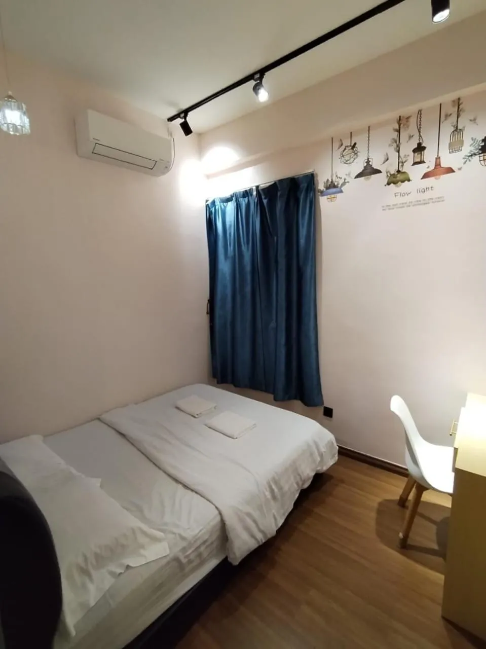 Bed in Trival Double 9 Homestay Sri Indah Sandakan