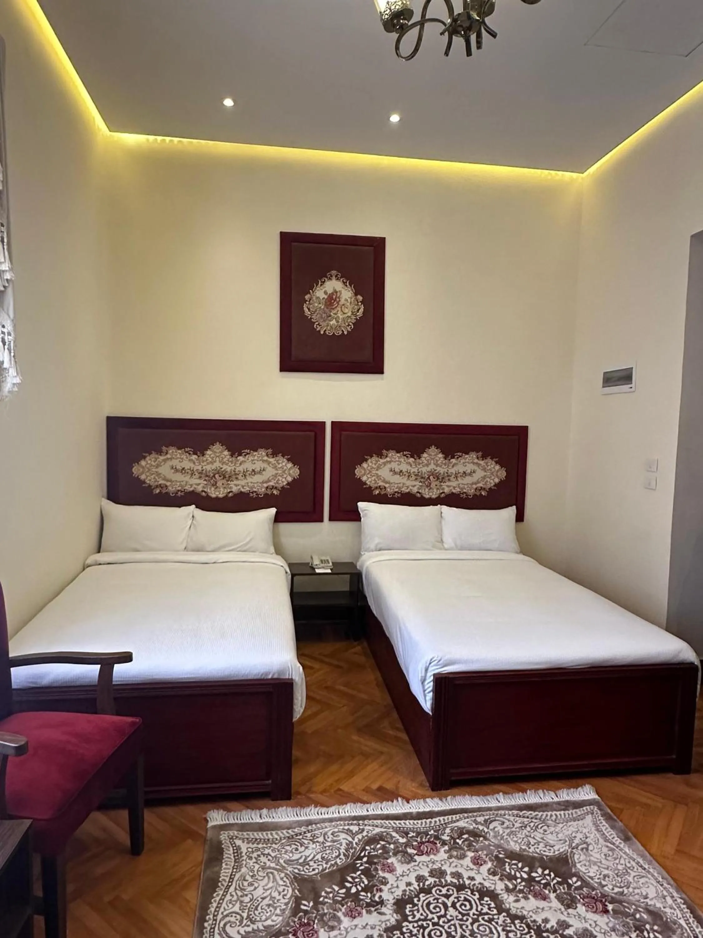 Bed in Victoria Cairo Hotel