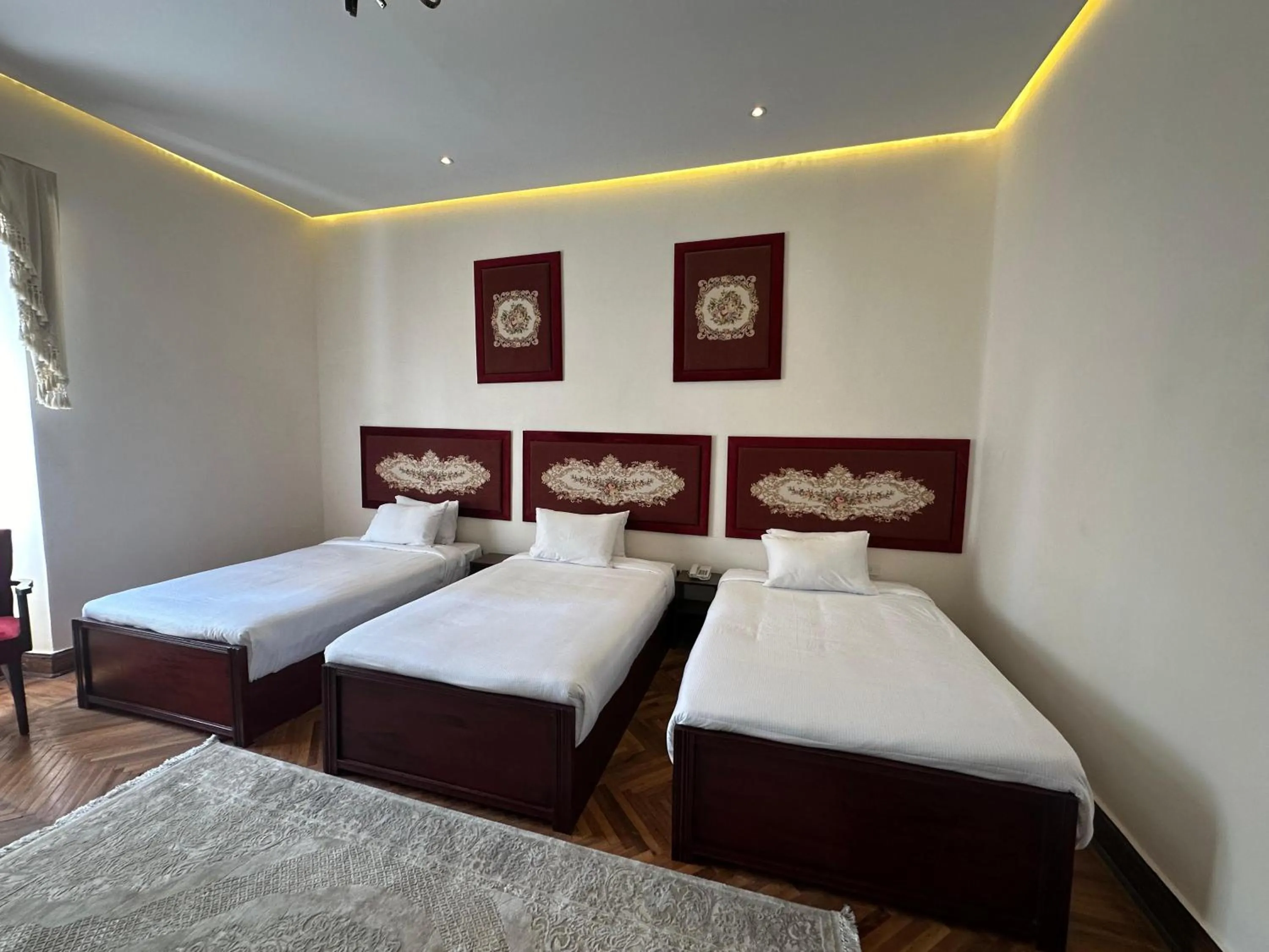 Bed in Victoria Cairo Hotel