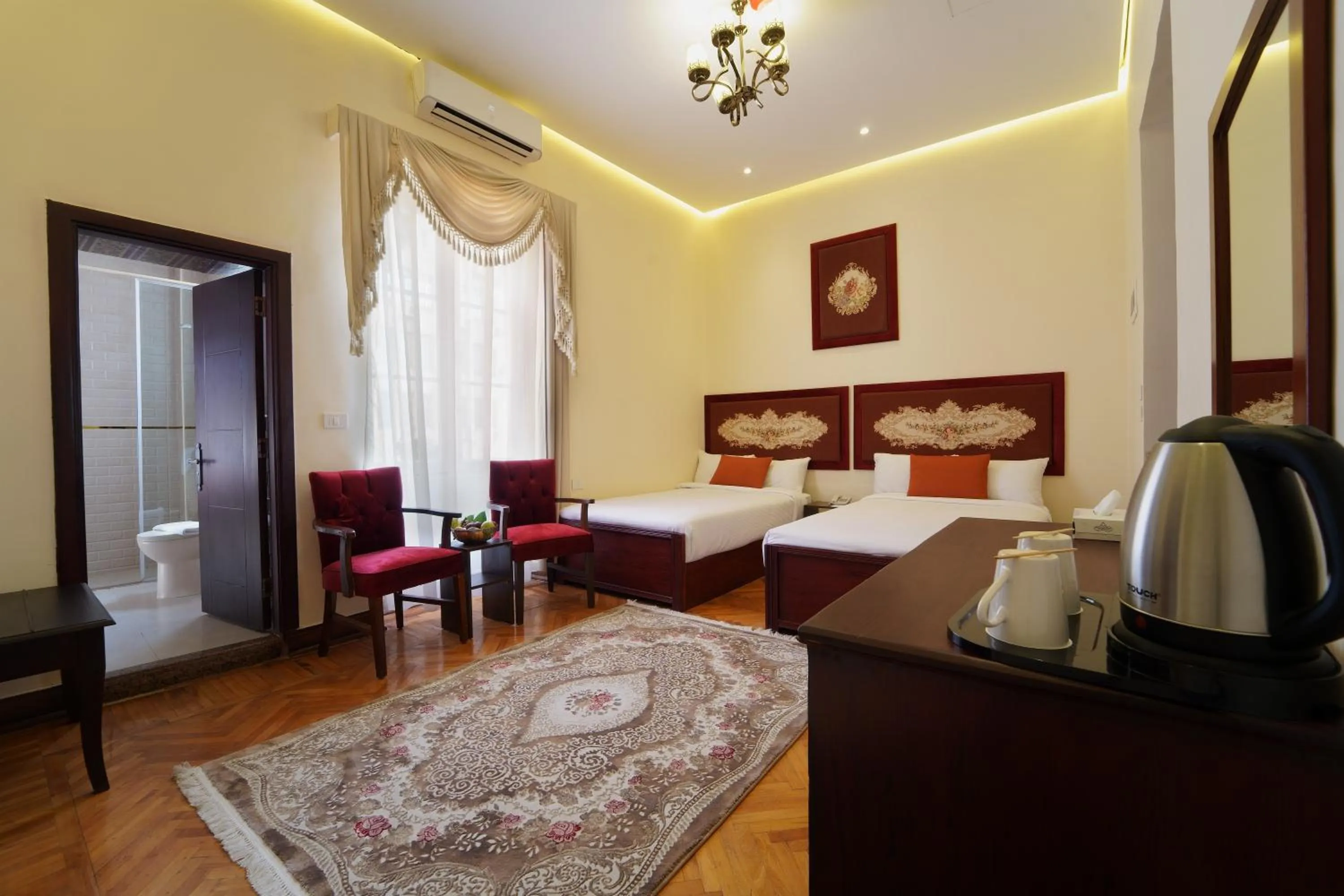 Bed in Victoria Cairo Hotel