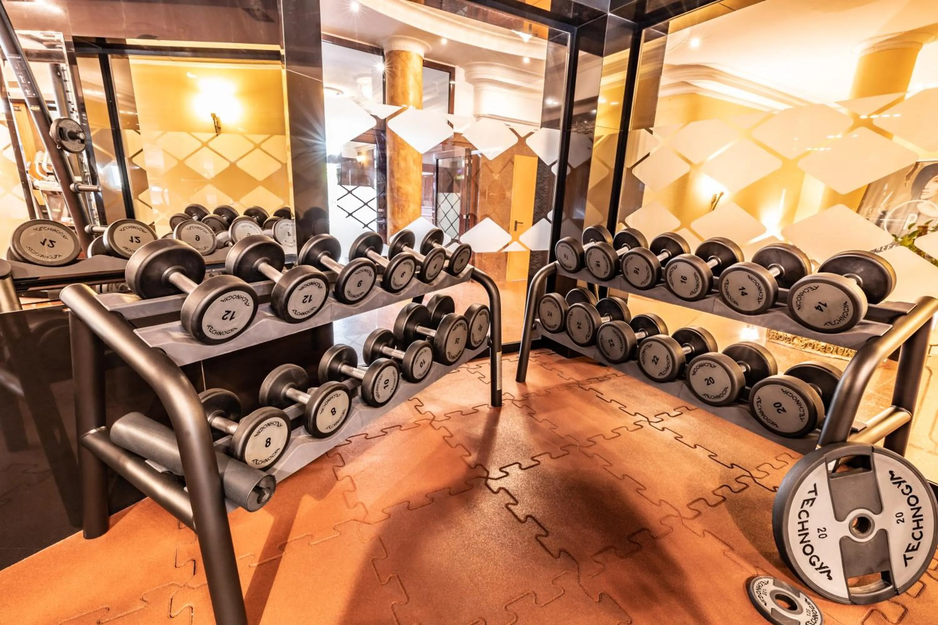 Fitness centre/facilities in Hotel Gołębiewski Białystok