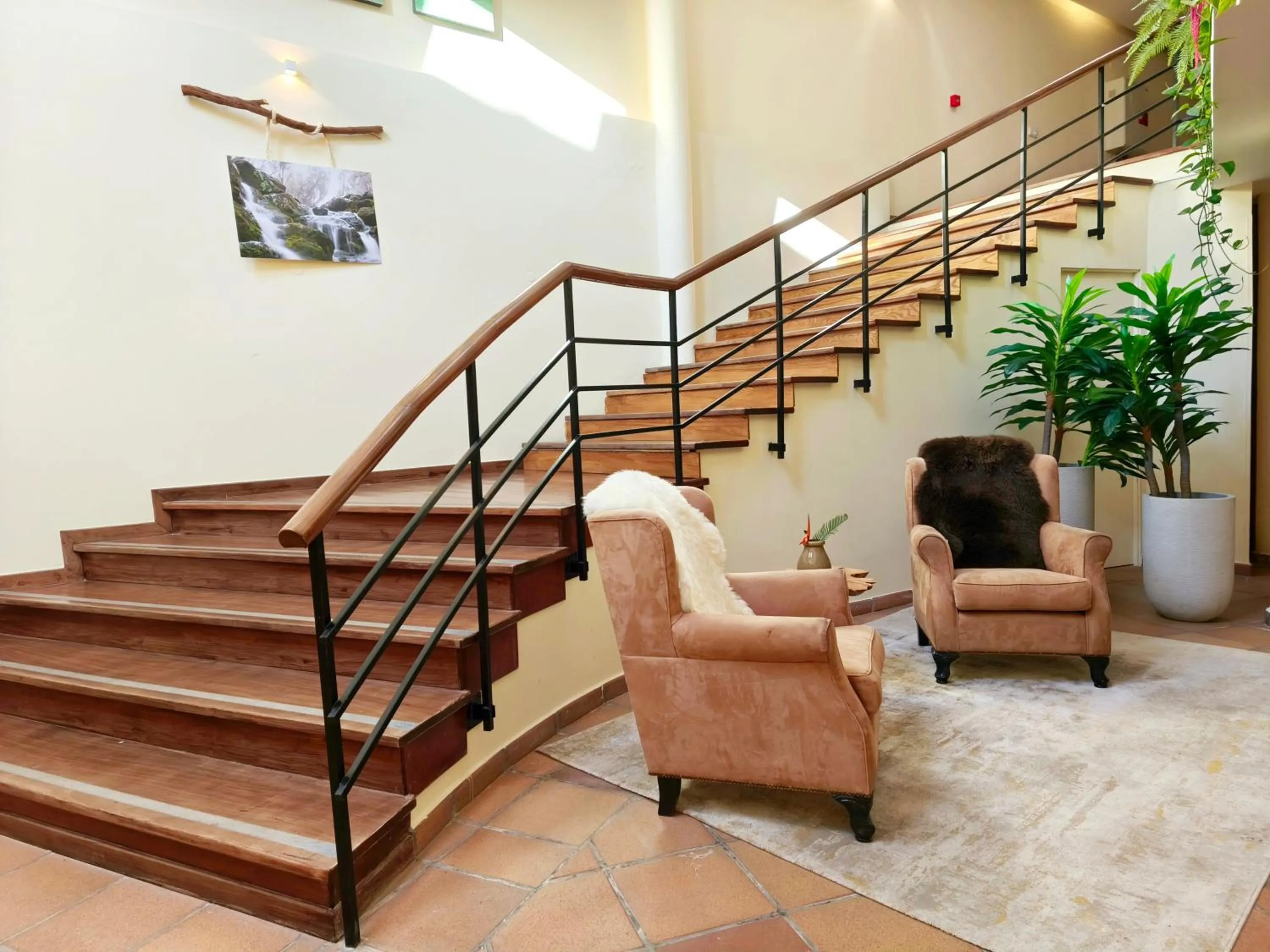 Lobby or reception in Valley View Hotel Encumeada