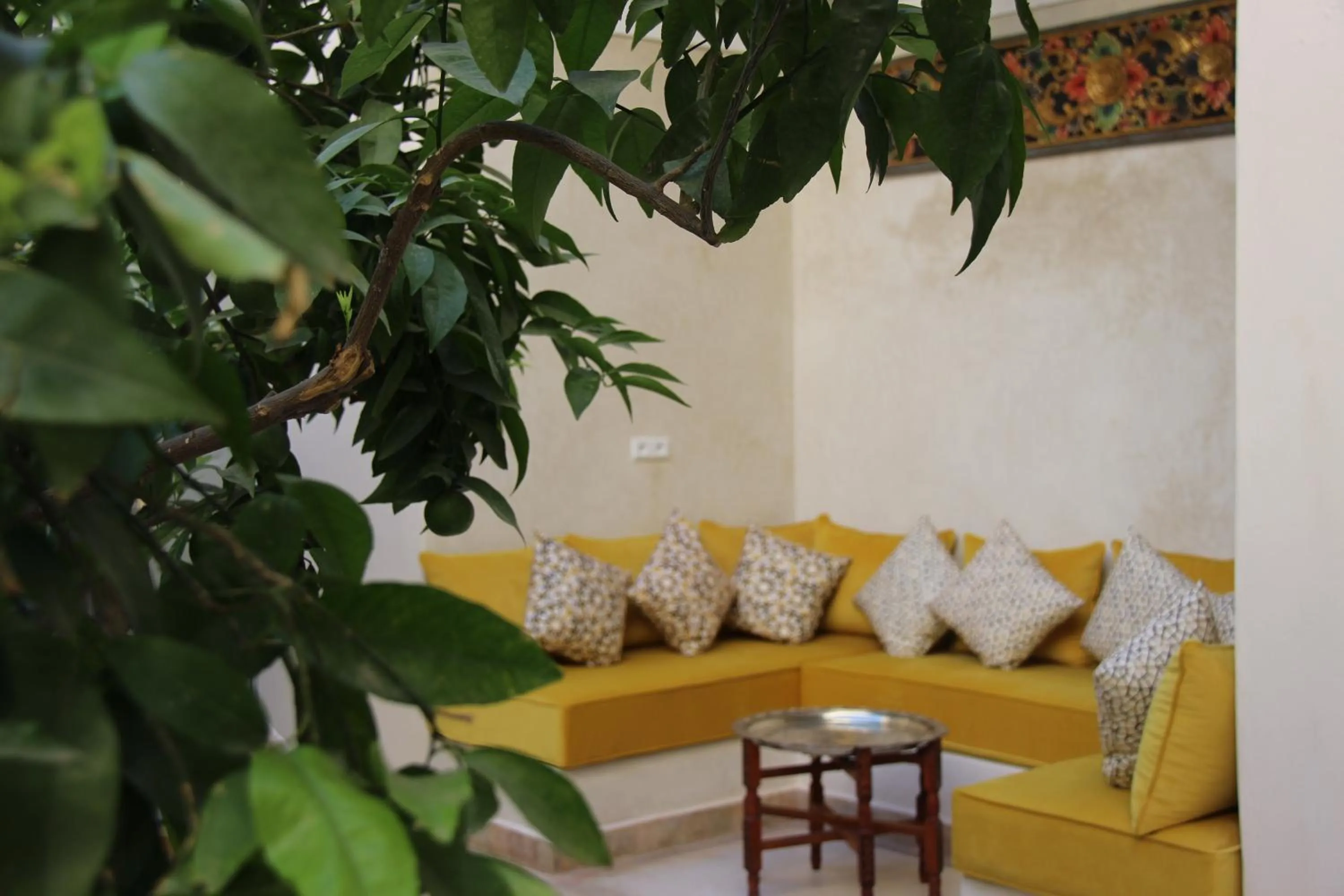 Living room in Riad Emberiza Sahari
