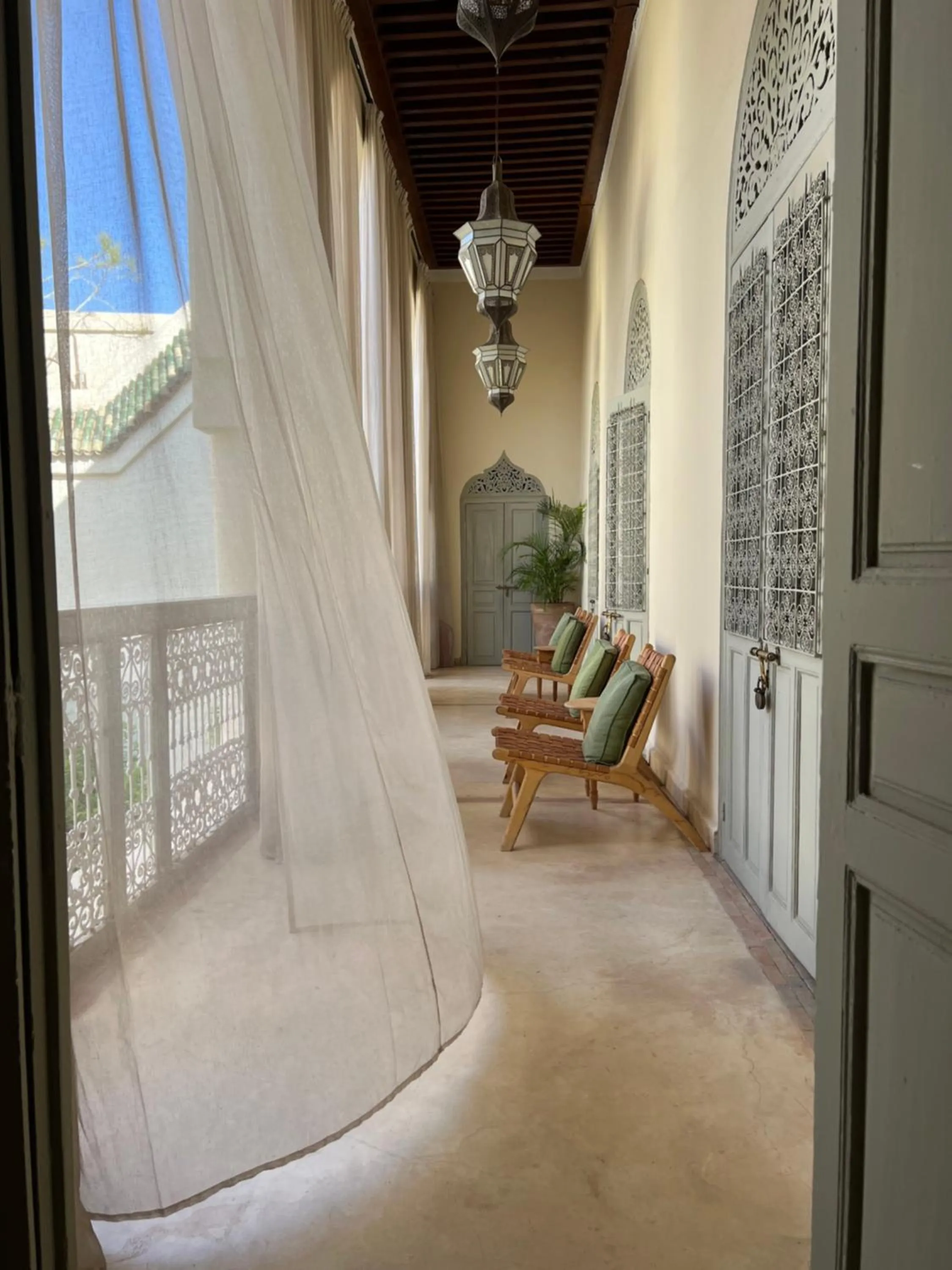 Patio in Riad Emberiza Sahari