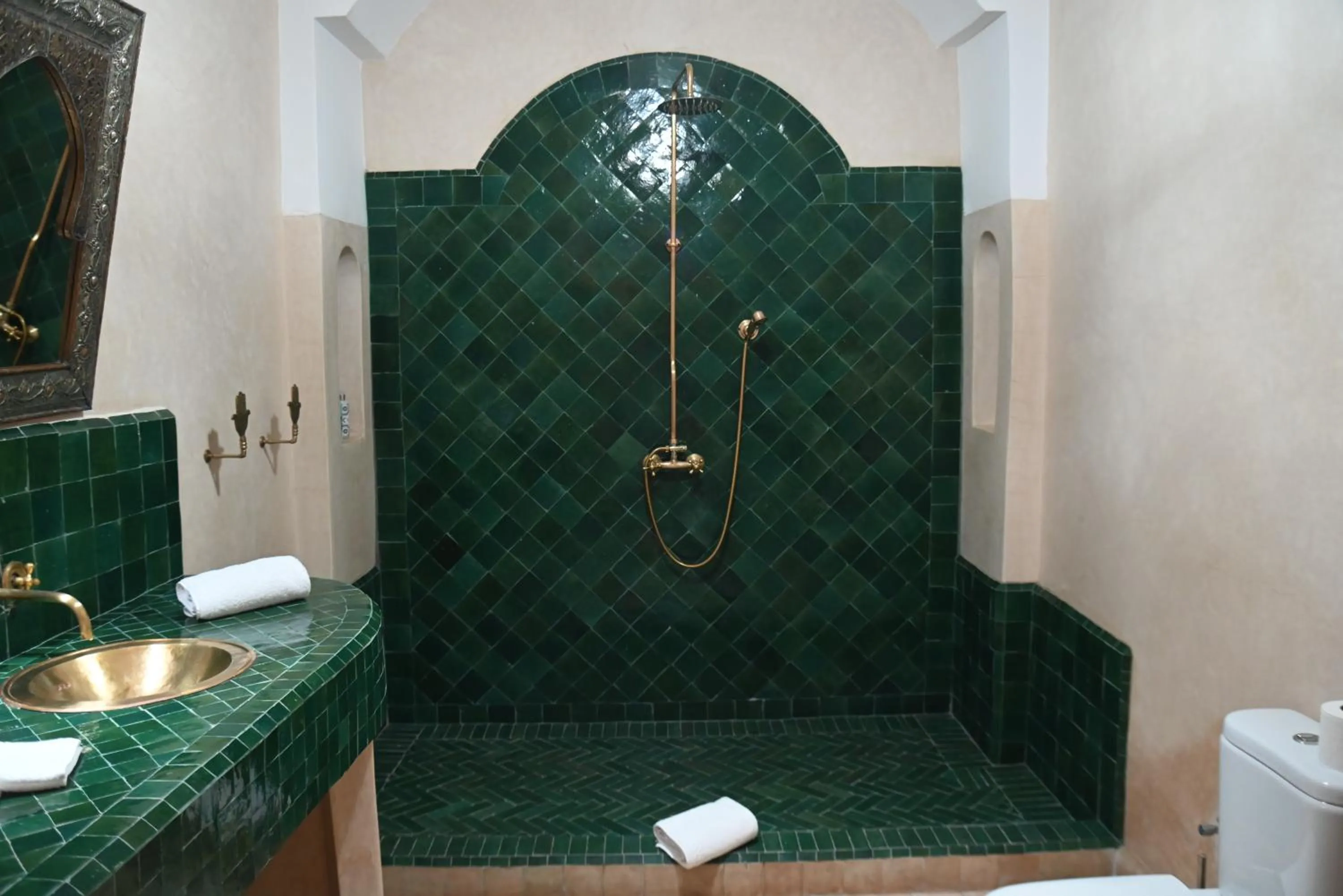 Shower in Riad Emberiza Sahari