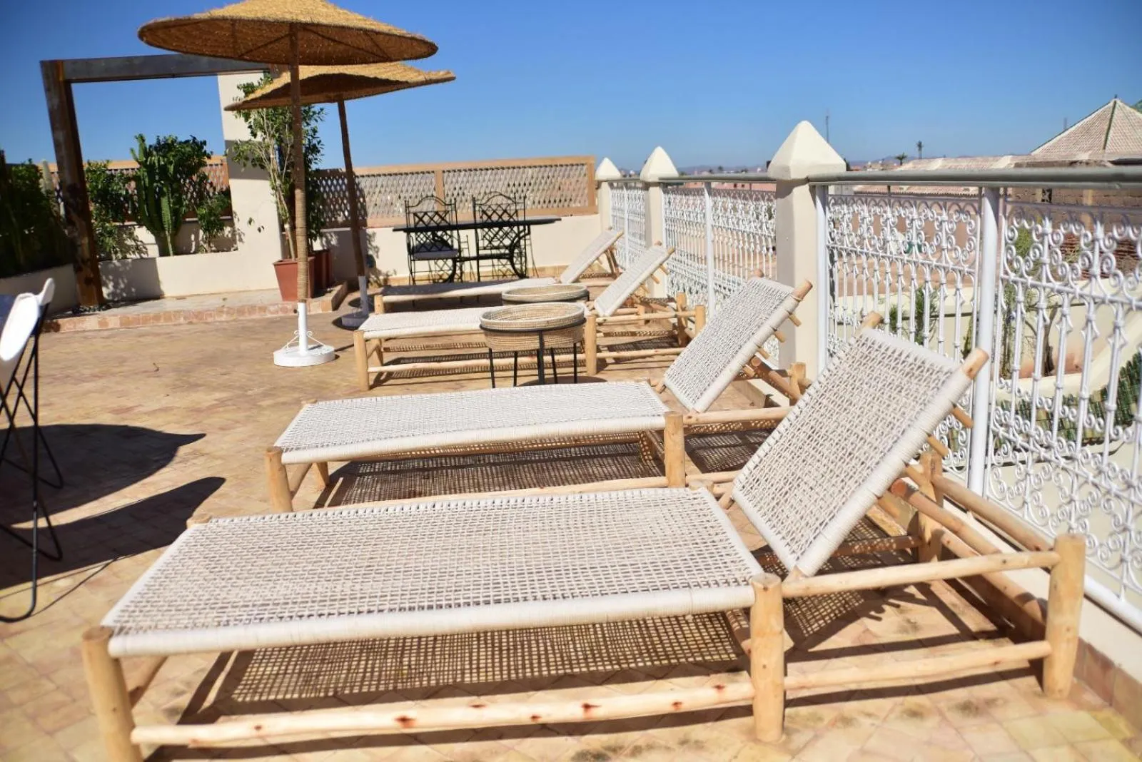 Patio in Riad Emberiza Sahari