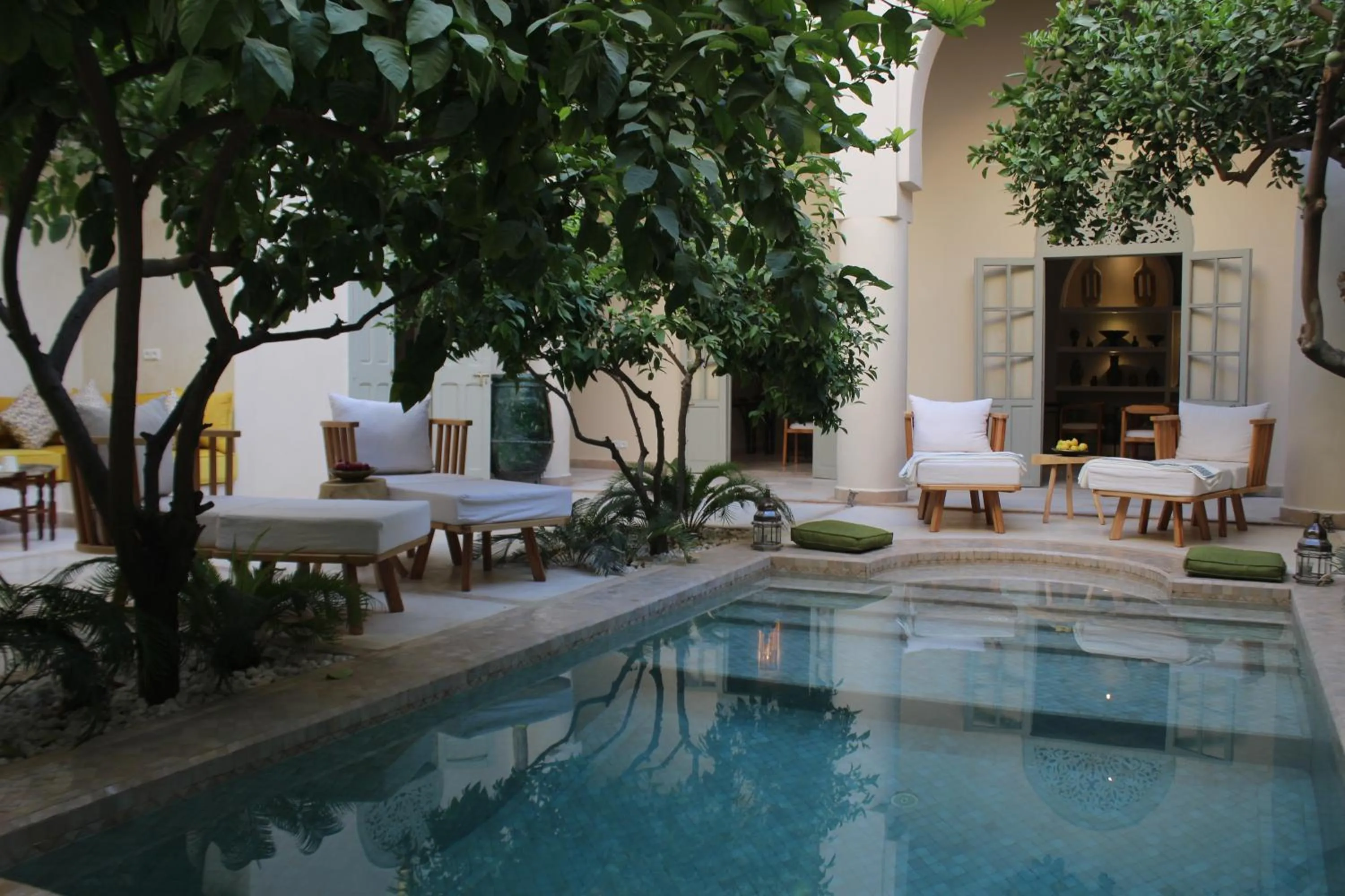 Patio in Riad Emberiza Sahari